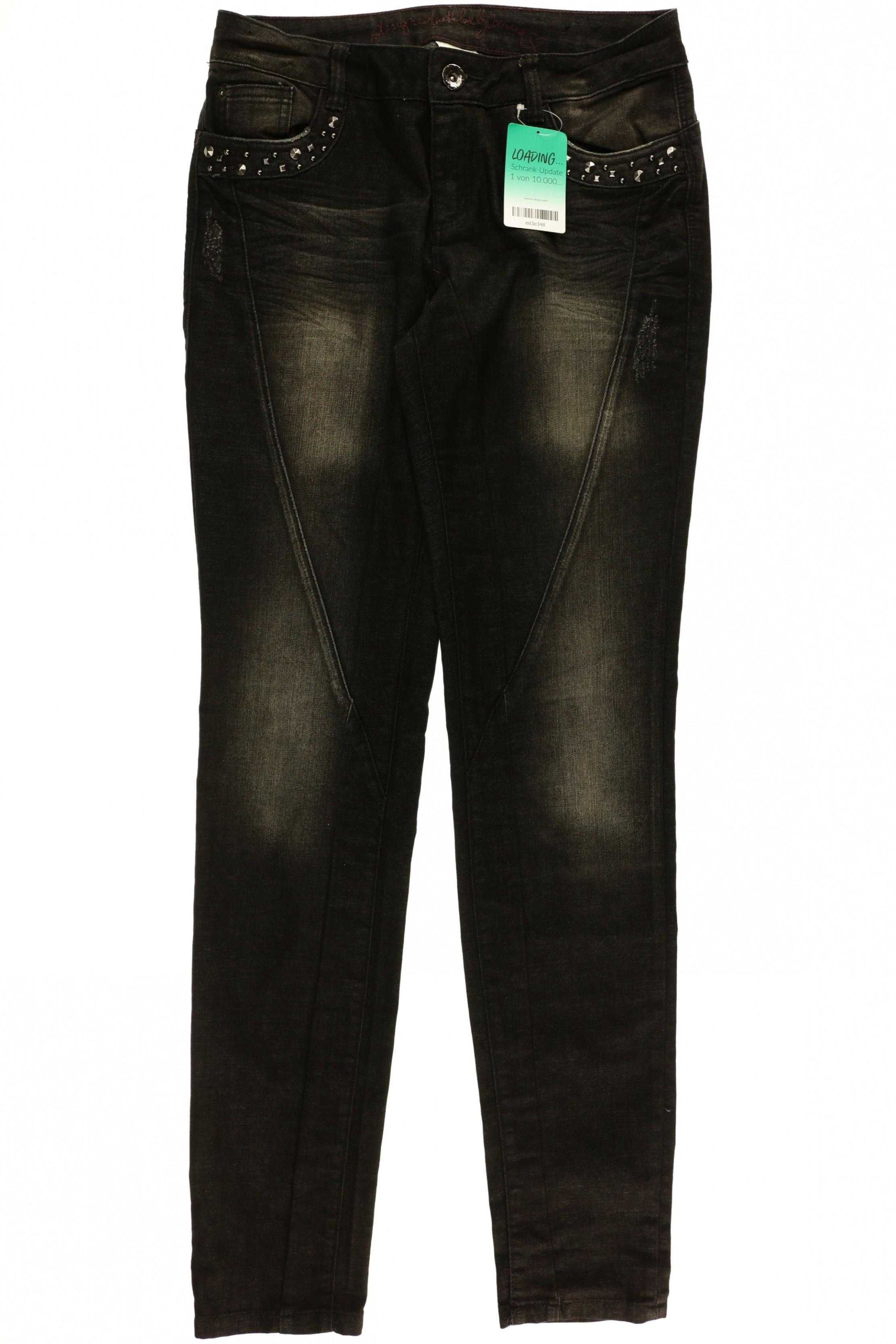 

Comma Damen Jeans, schwarz, Gr. 38