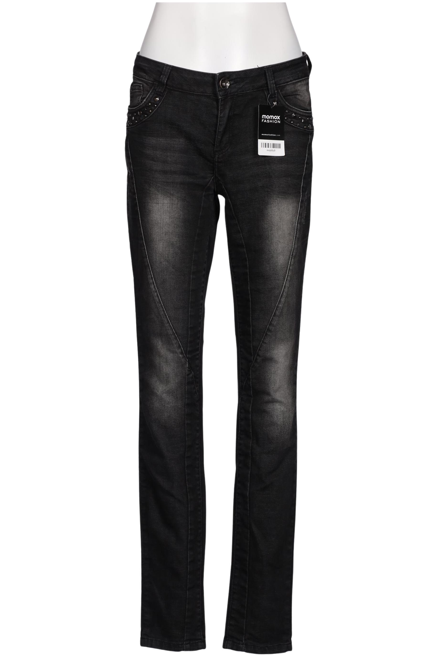 

Comma Damen Jeans, schwarz, Gr. 38