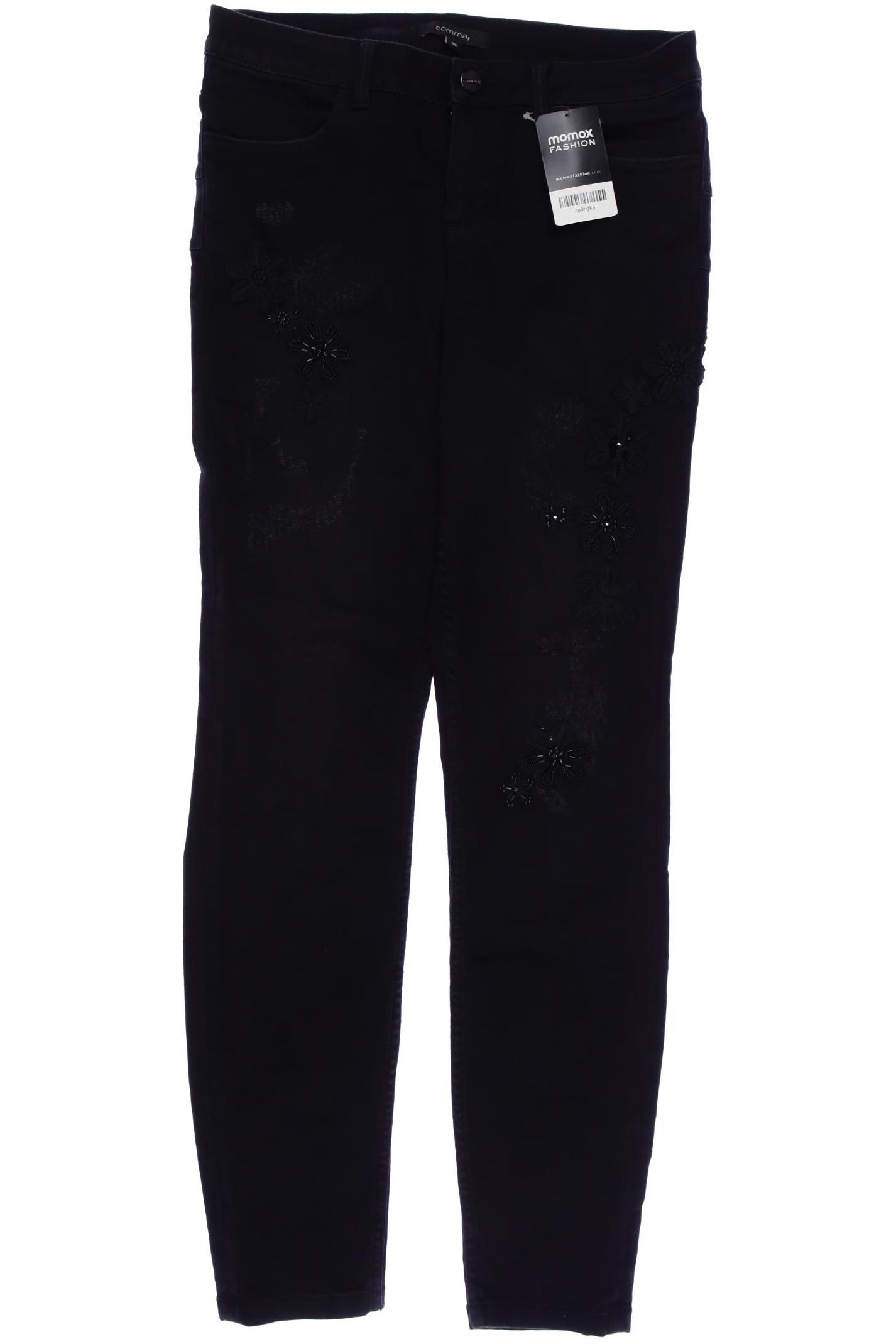 

Comma Damen Jeans, schwarz, Gr. 38