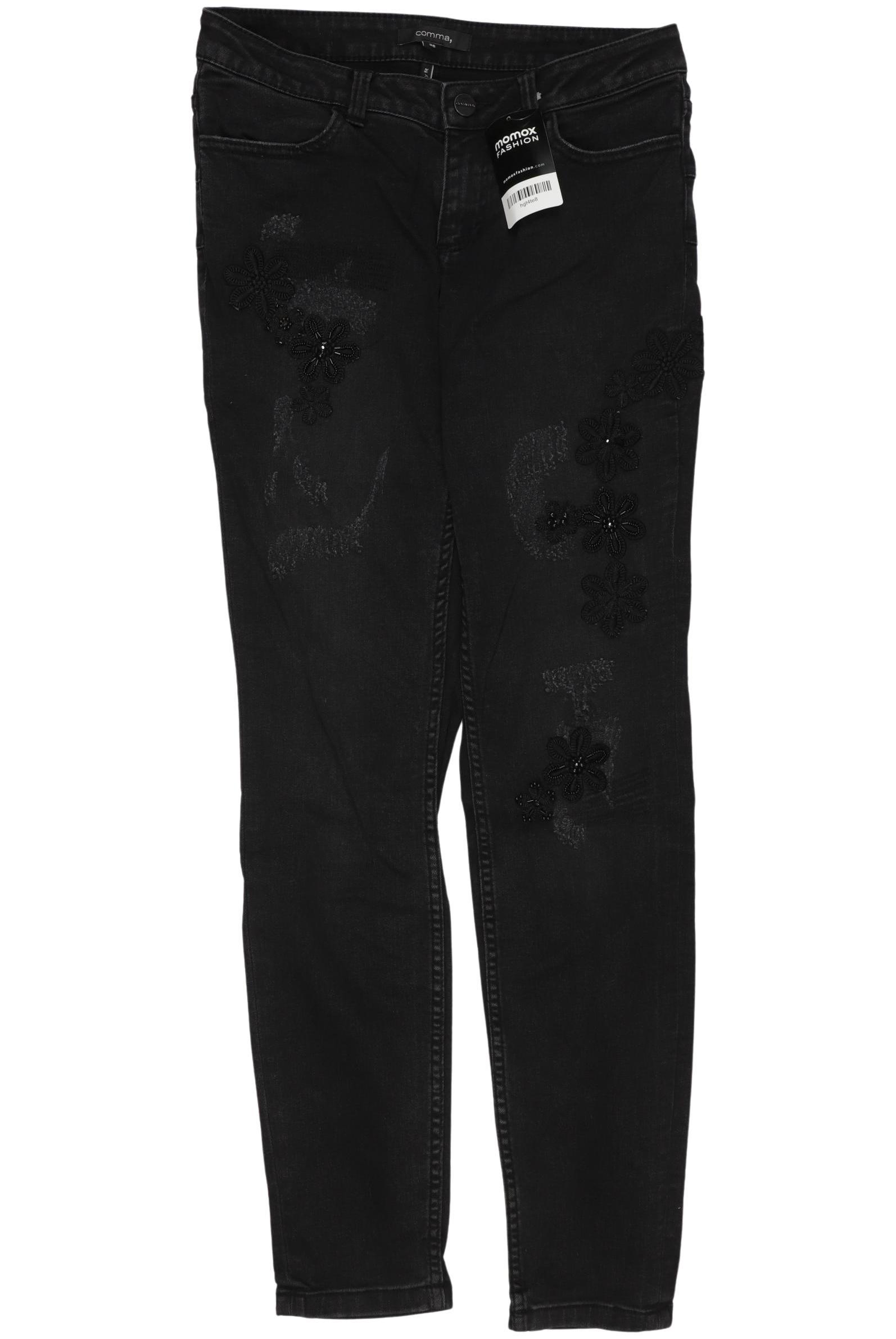 

Comma Damen Jeans, schwarz, Gr. 36