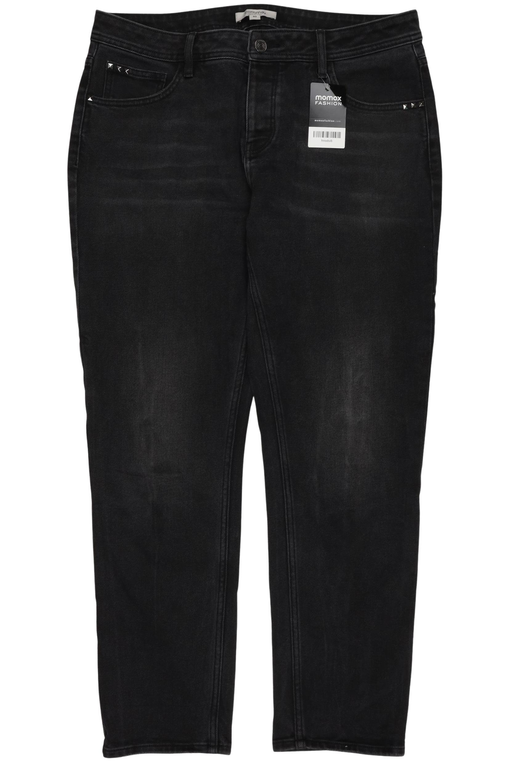 

Comma Damen Jeans, schwarz, Gr. 40