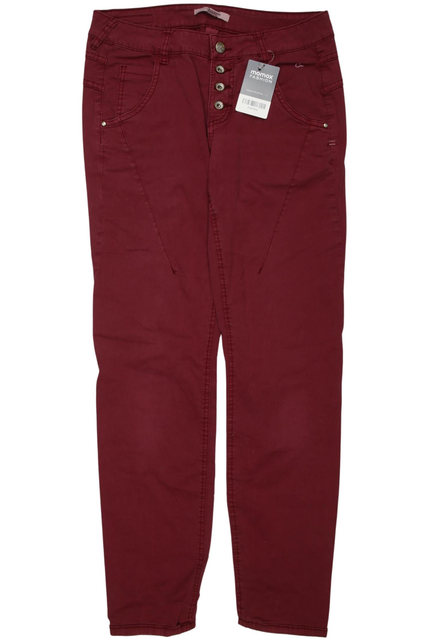 

Comma Damen Jeans, bordeaux, Gr. 34