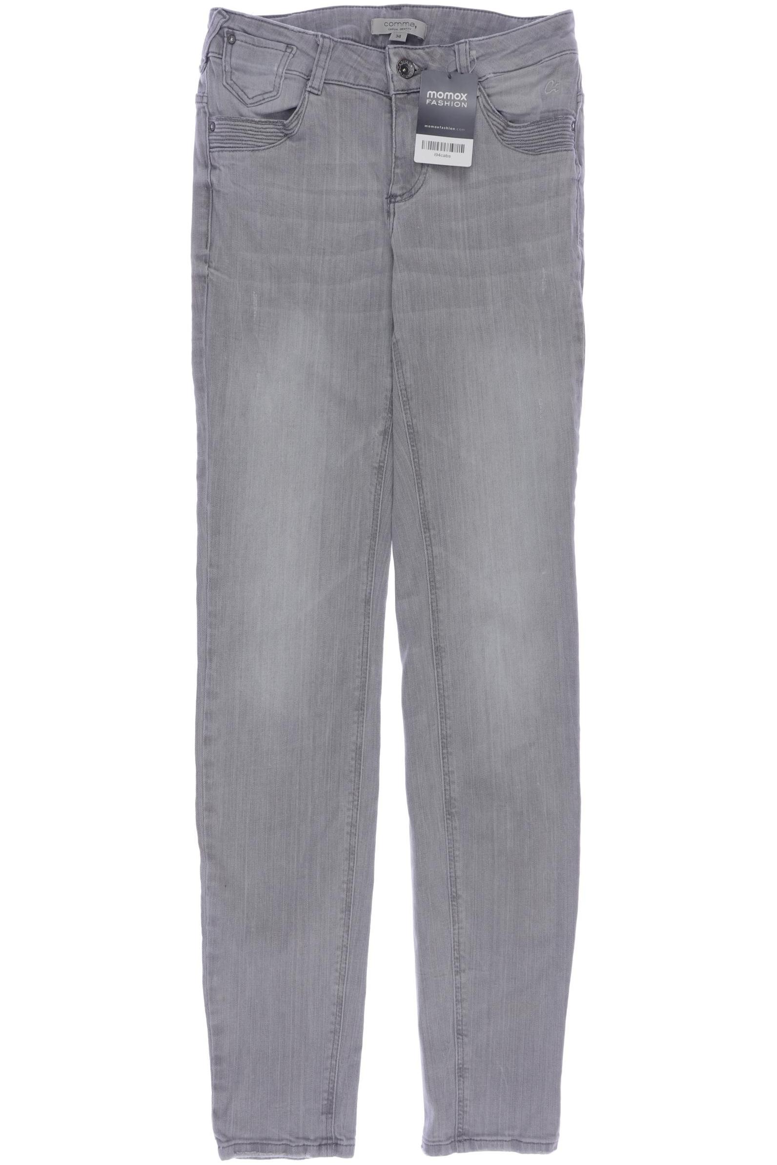 

Comma Damen Jeans, grau, Gr. 34