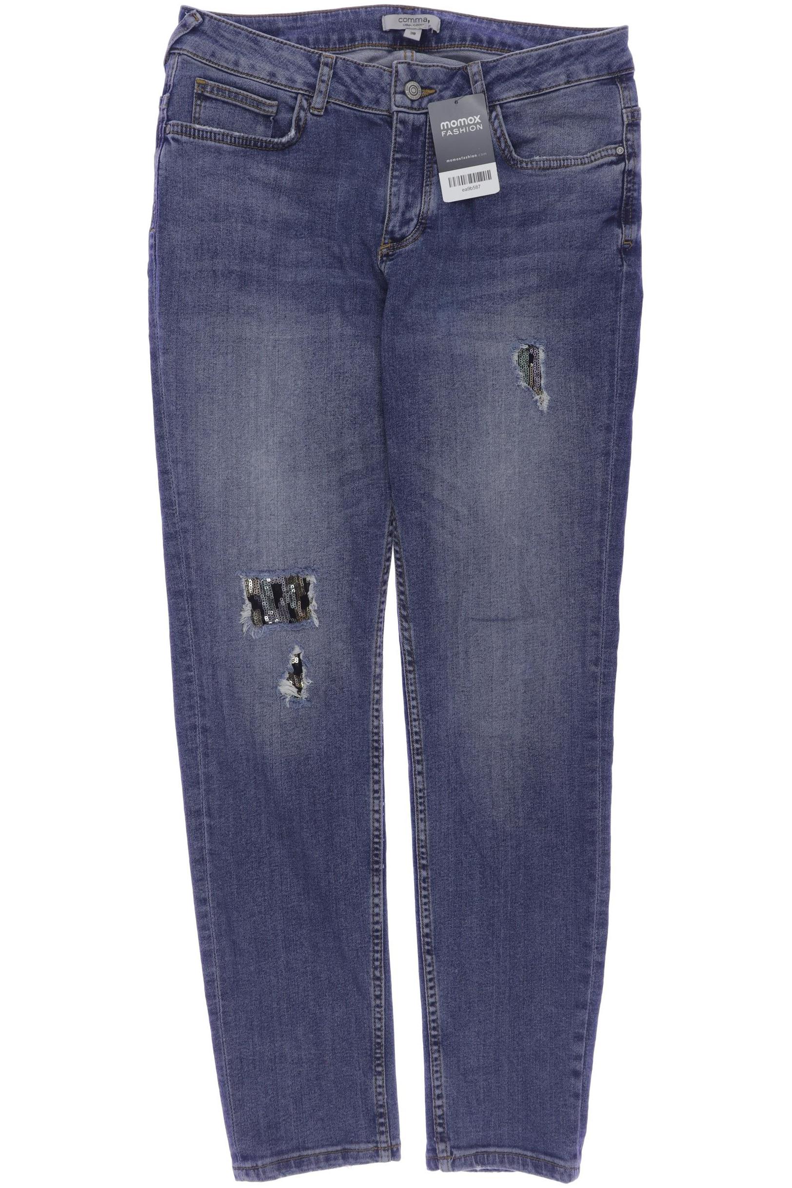 

Comma Damen Jeans, blau, Gr. 38
