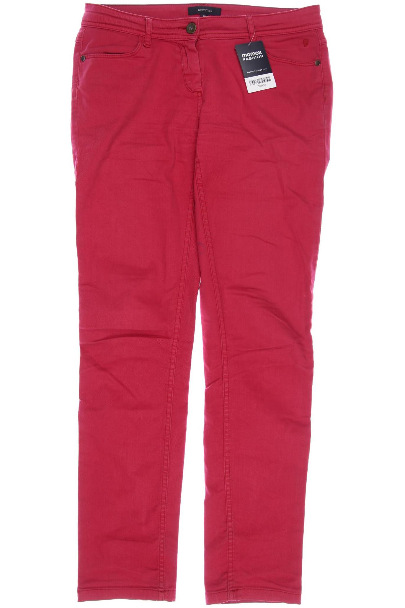 

Comma Damen Jeans, rot, Gr. 36