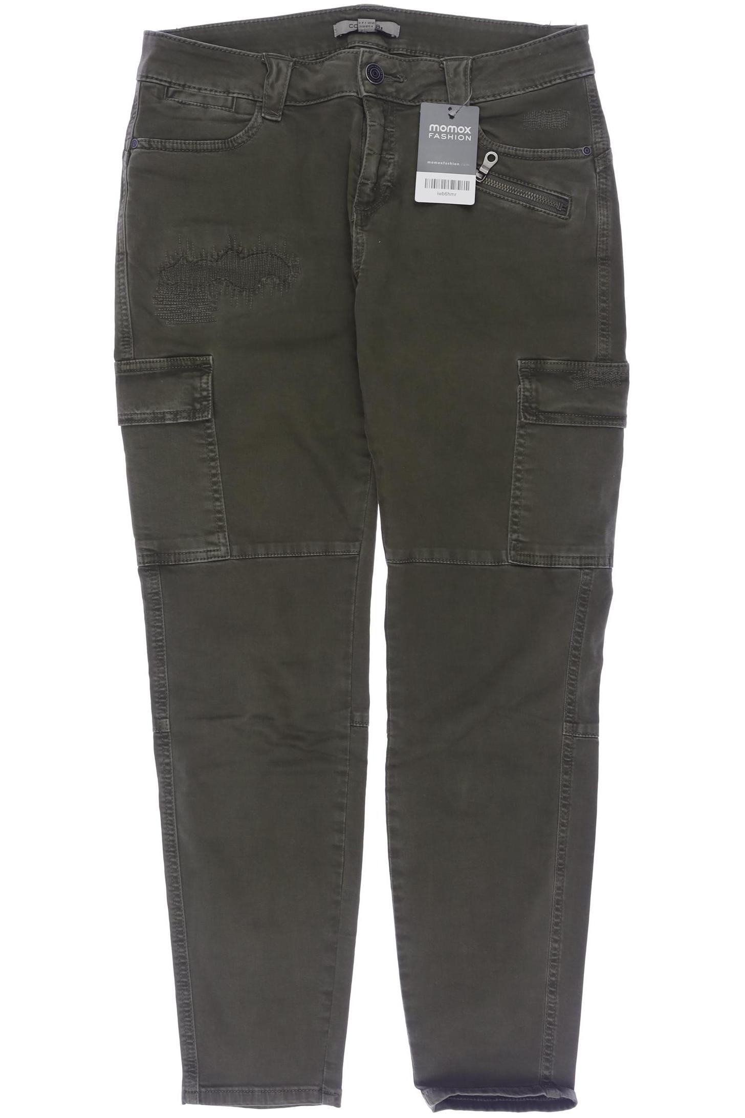 

Comma Damen Jeans, grün, Gr. 36