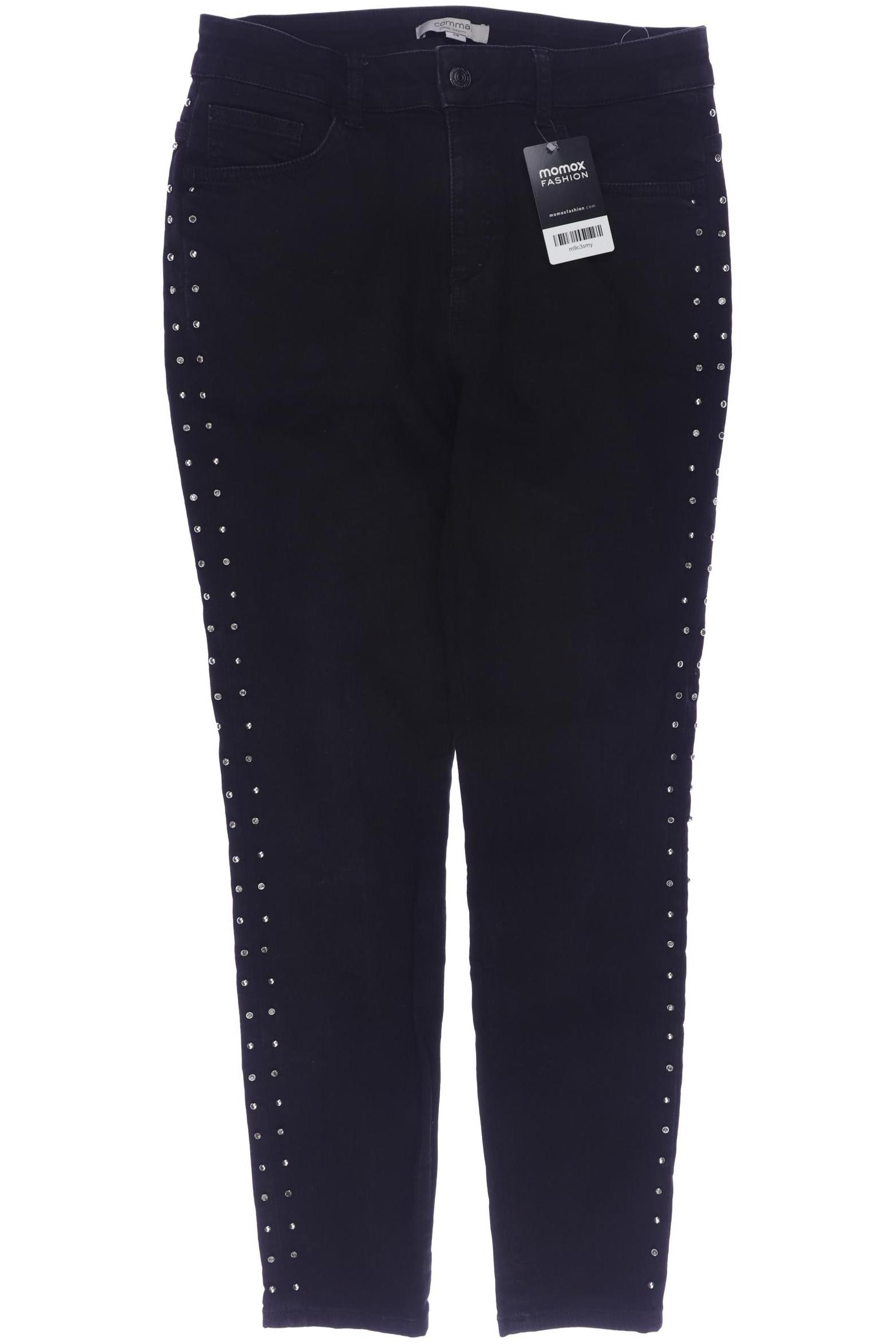 

Comma Damen Jeans, schwarz, Gr. 38