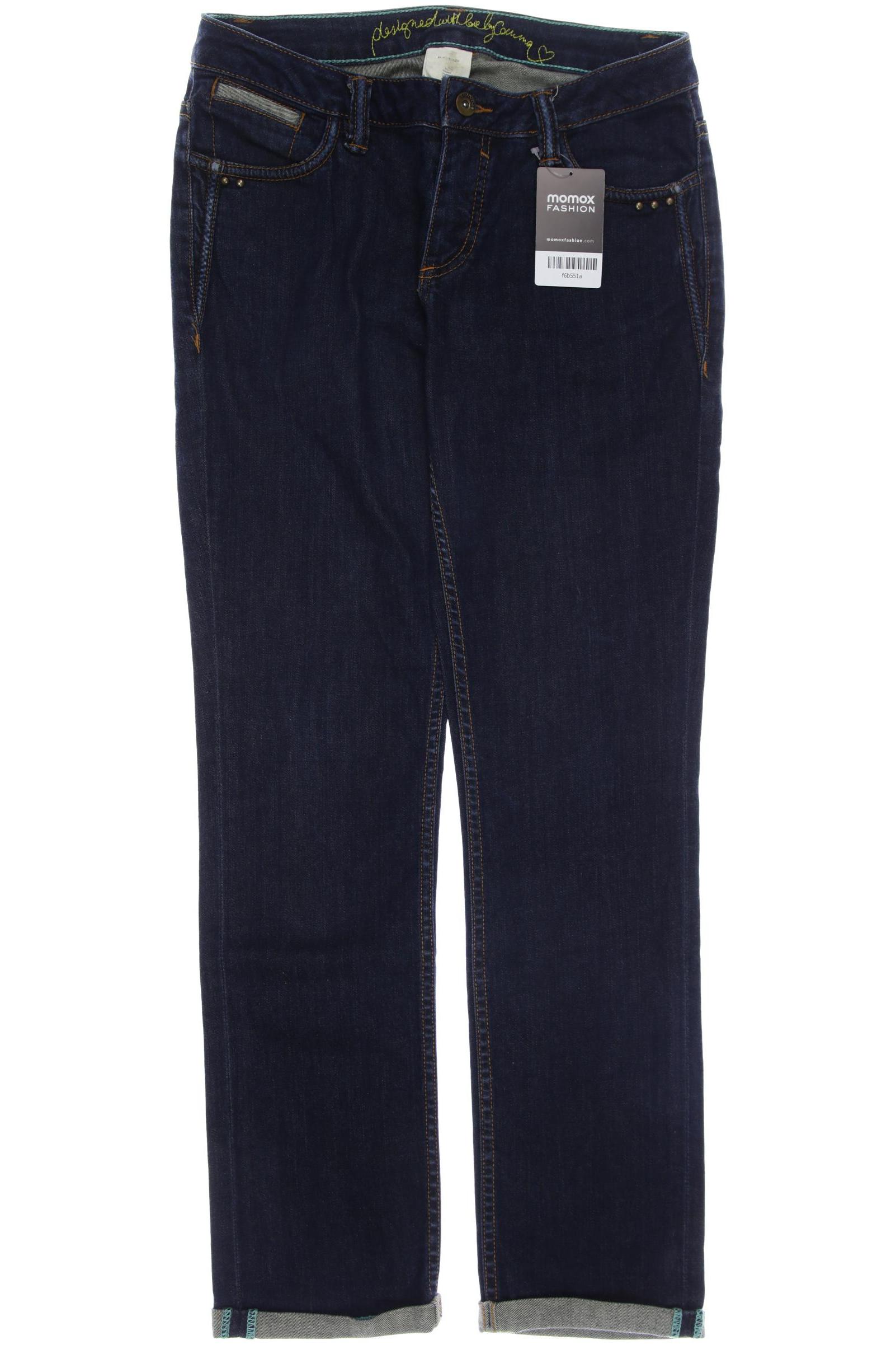

Comma Damen Jeans, marineblau
