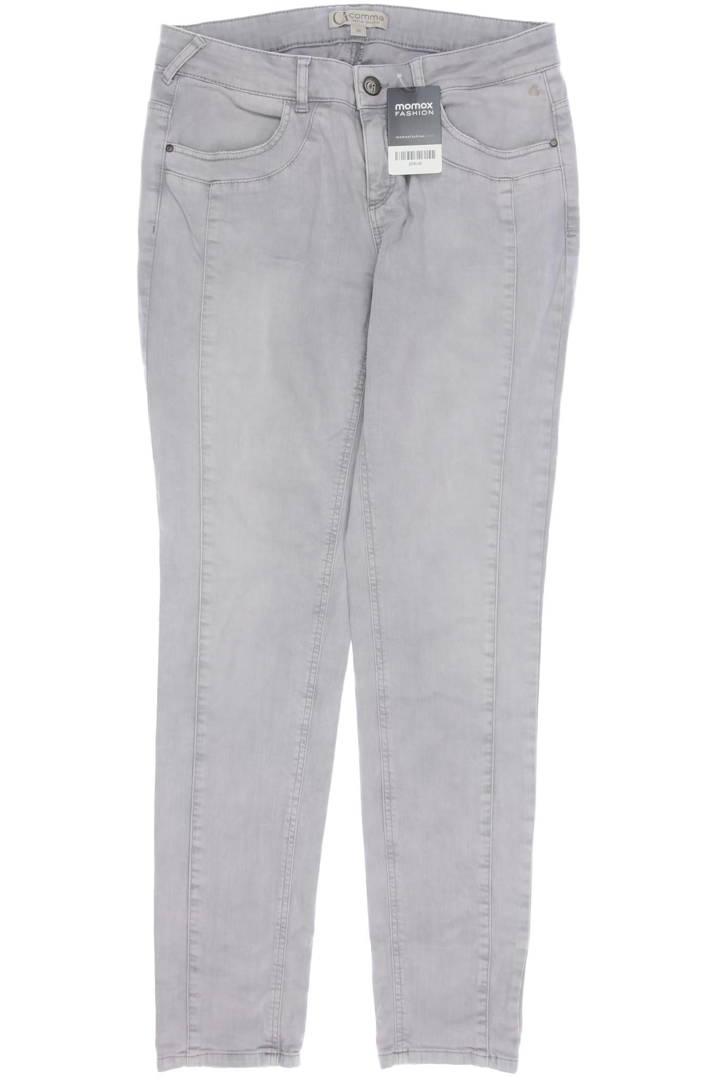 

Comma Damen Jeans, grau, Gr. 38