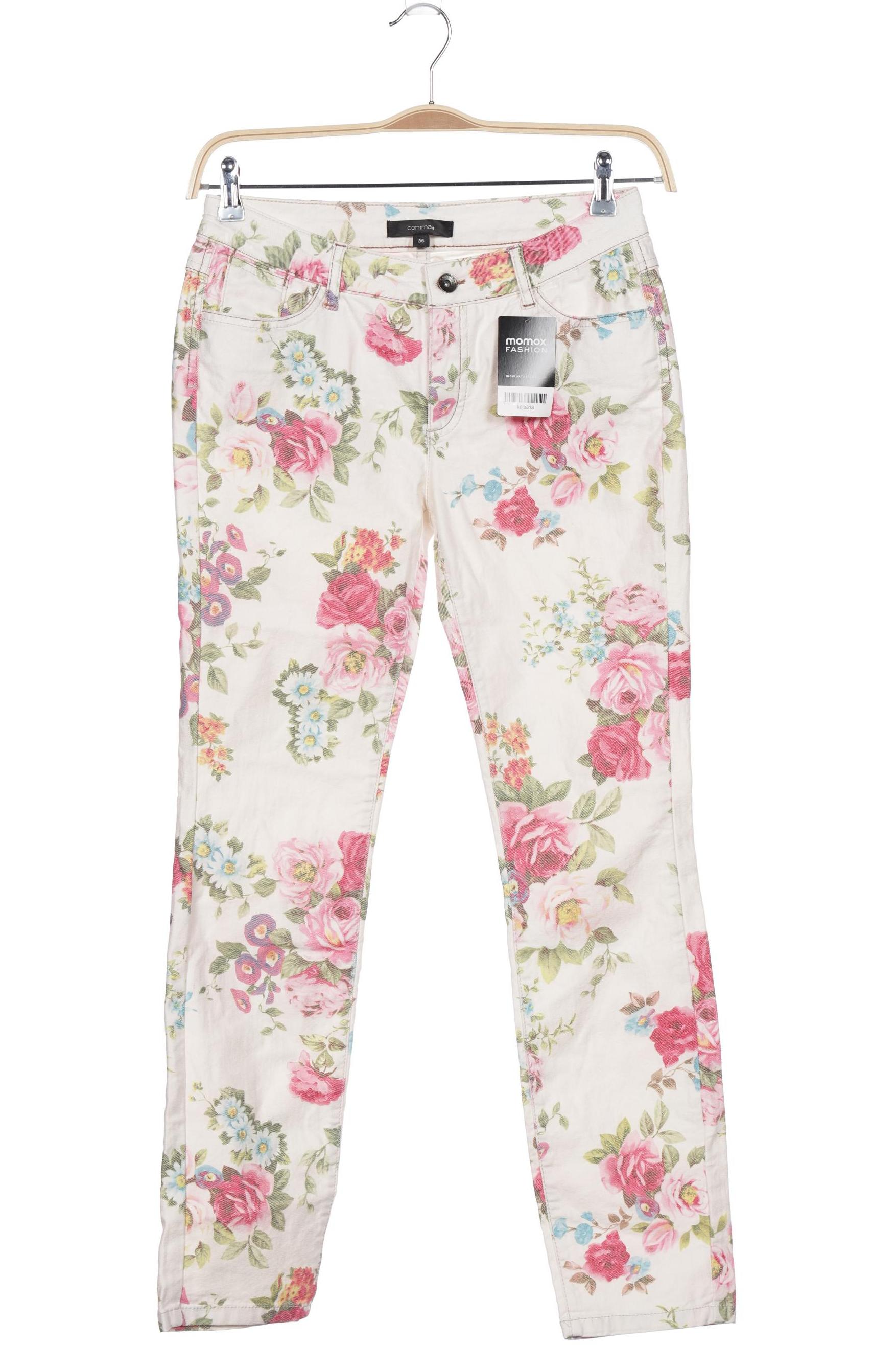 

Comma Damen Jeans, cremeweiß