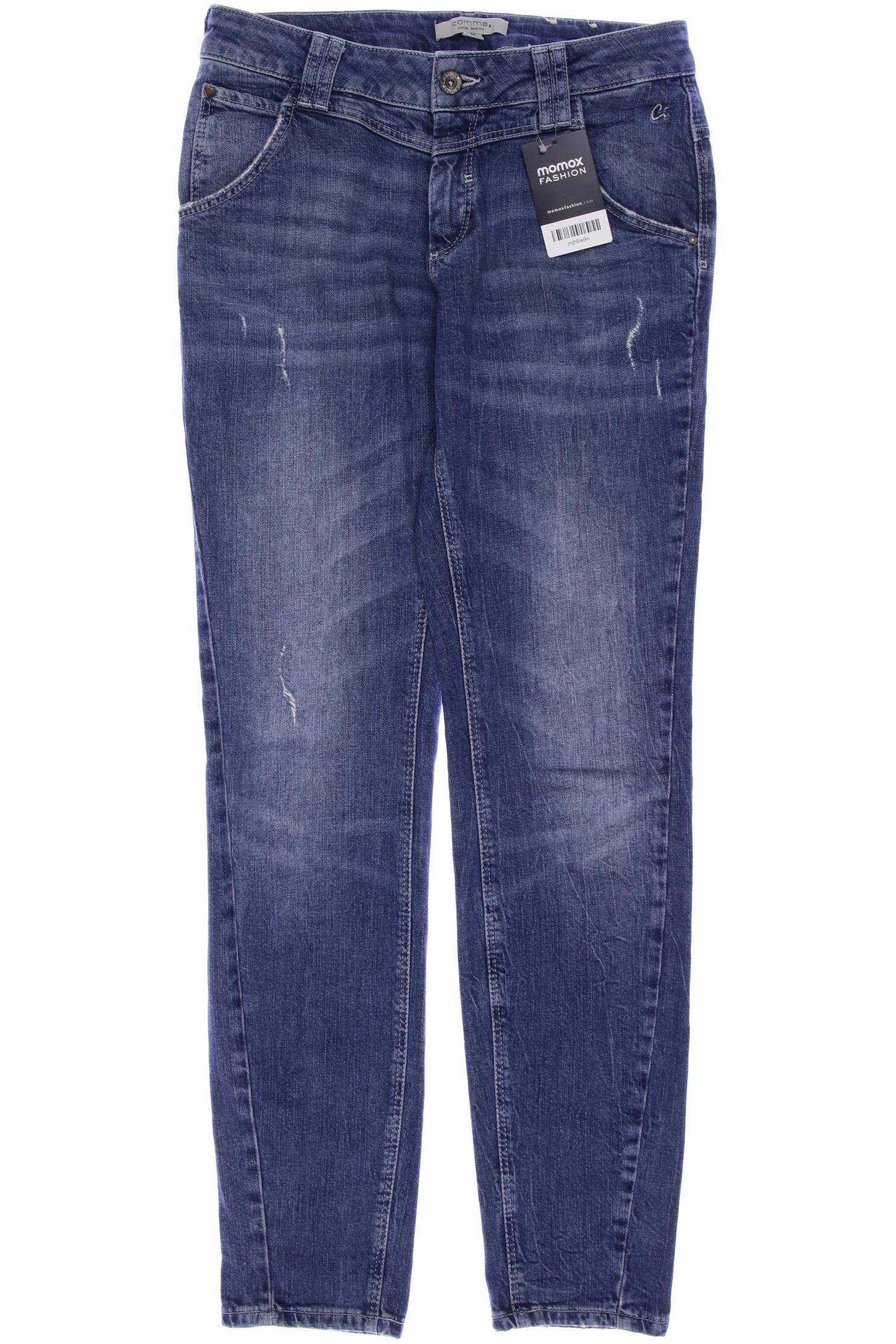 

Comma Damen Jeans, marineblau