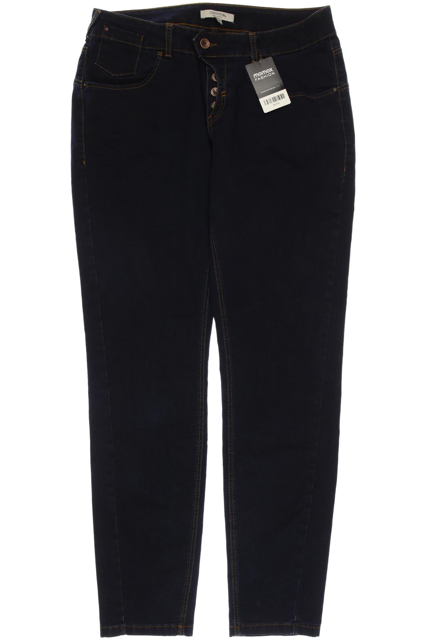 

Comma Damen Jeans, marineblau