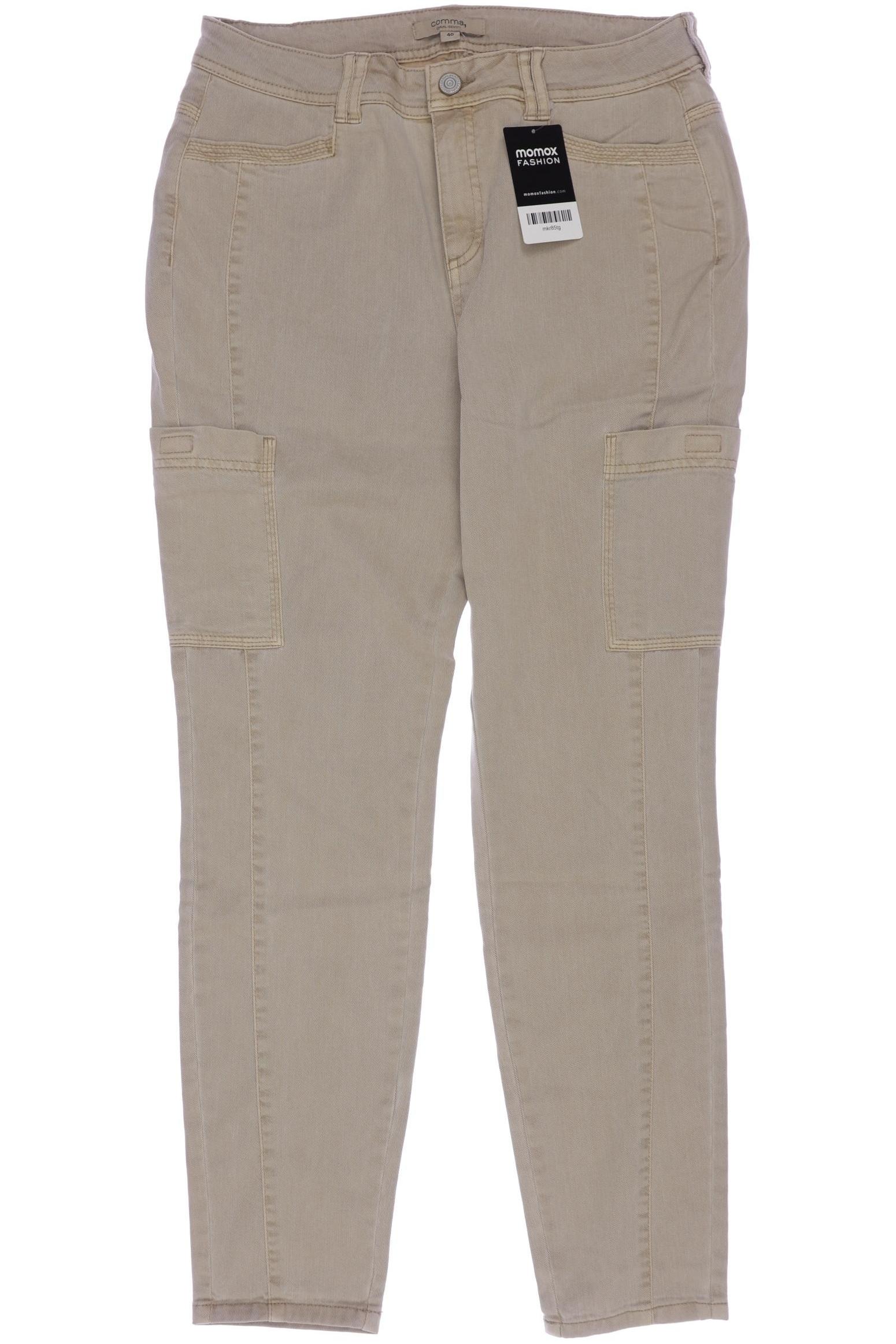 

Comma Damen Jeans, beige, Gr. 40
