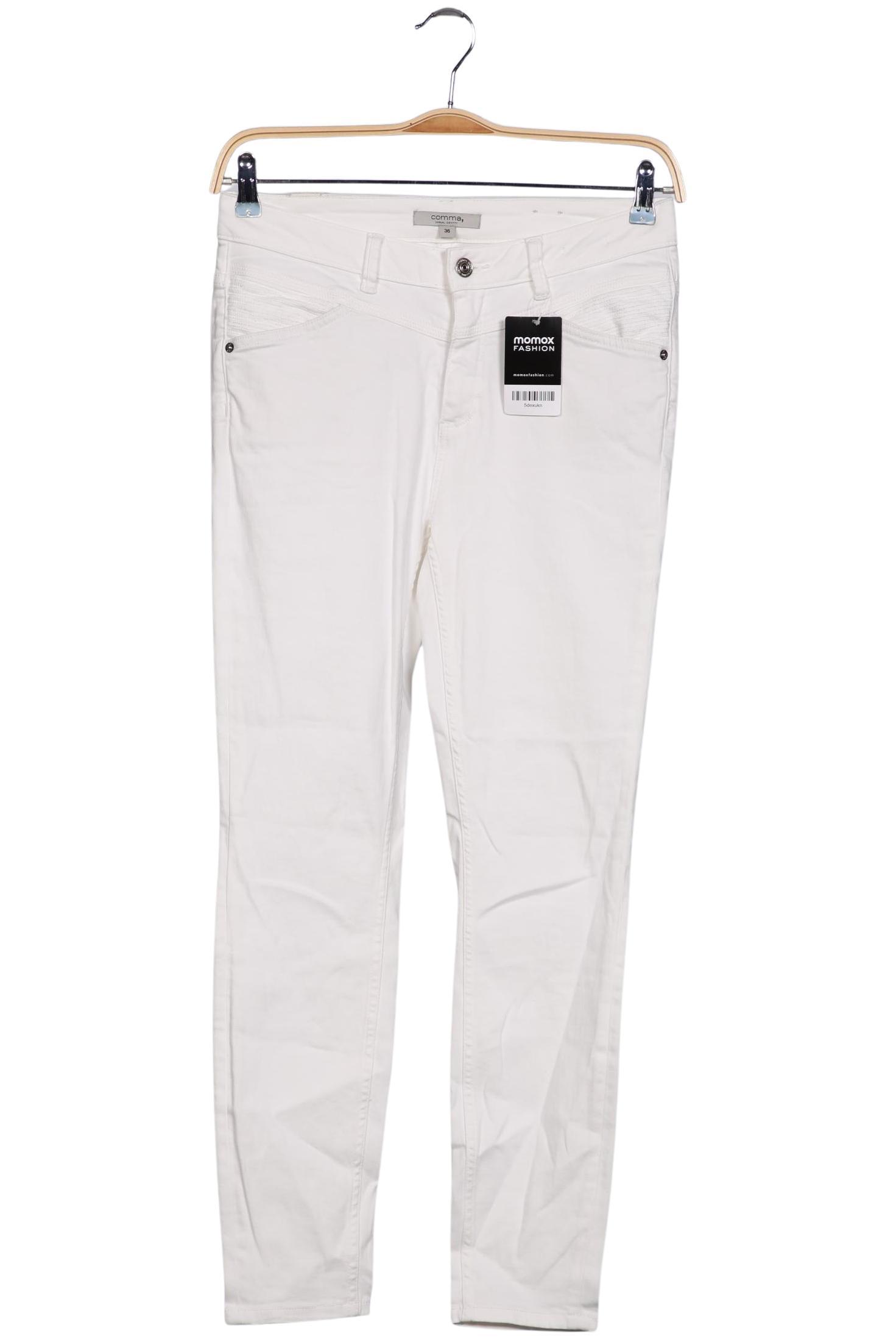 

Comma Damen Jeans, weiß, Gr. 36