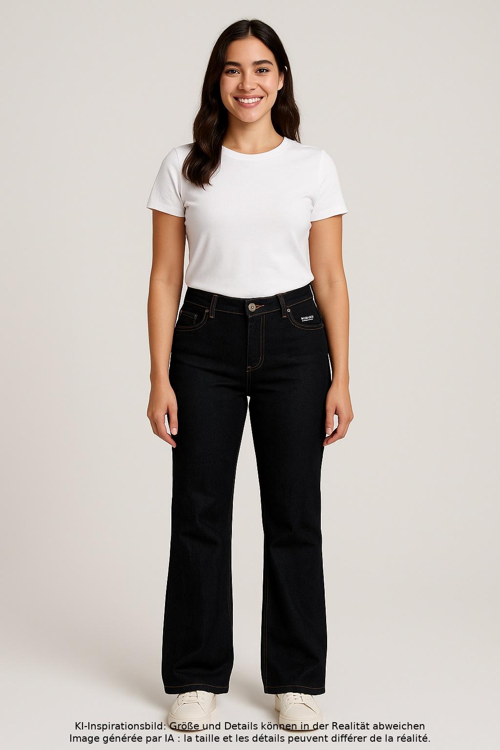 

Comma Damen Jeans, marineblau, Gr. 38