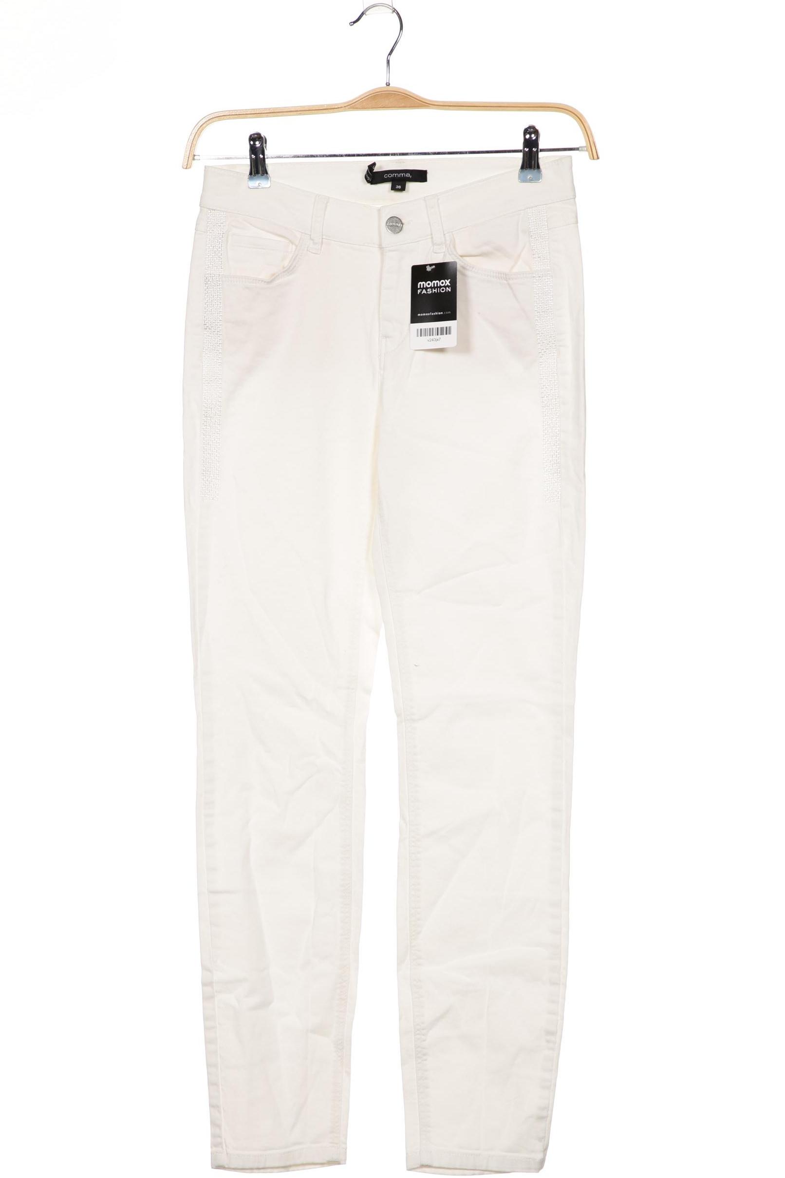 

Comma Damen Jeans, weiß
