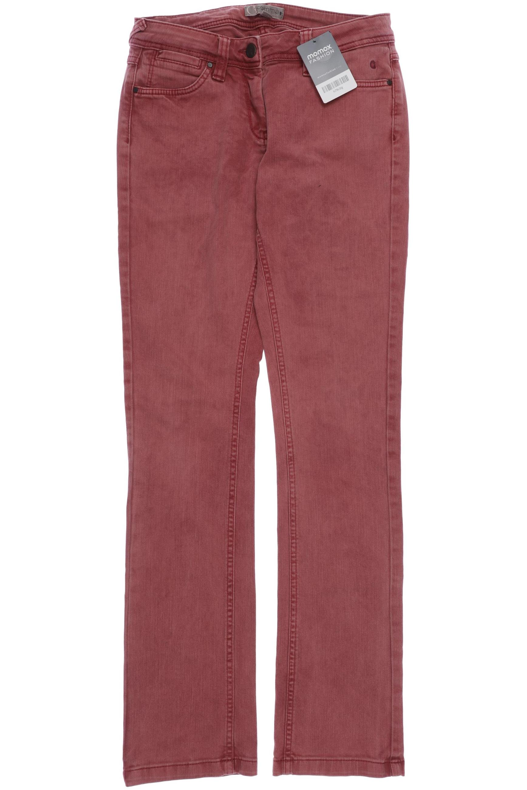 

Comma Damen Jeans, rot, Gr. 34