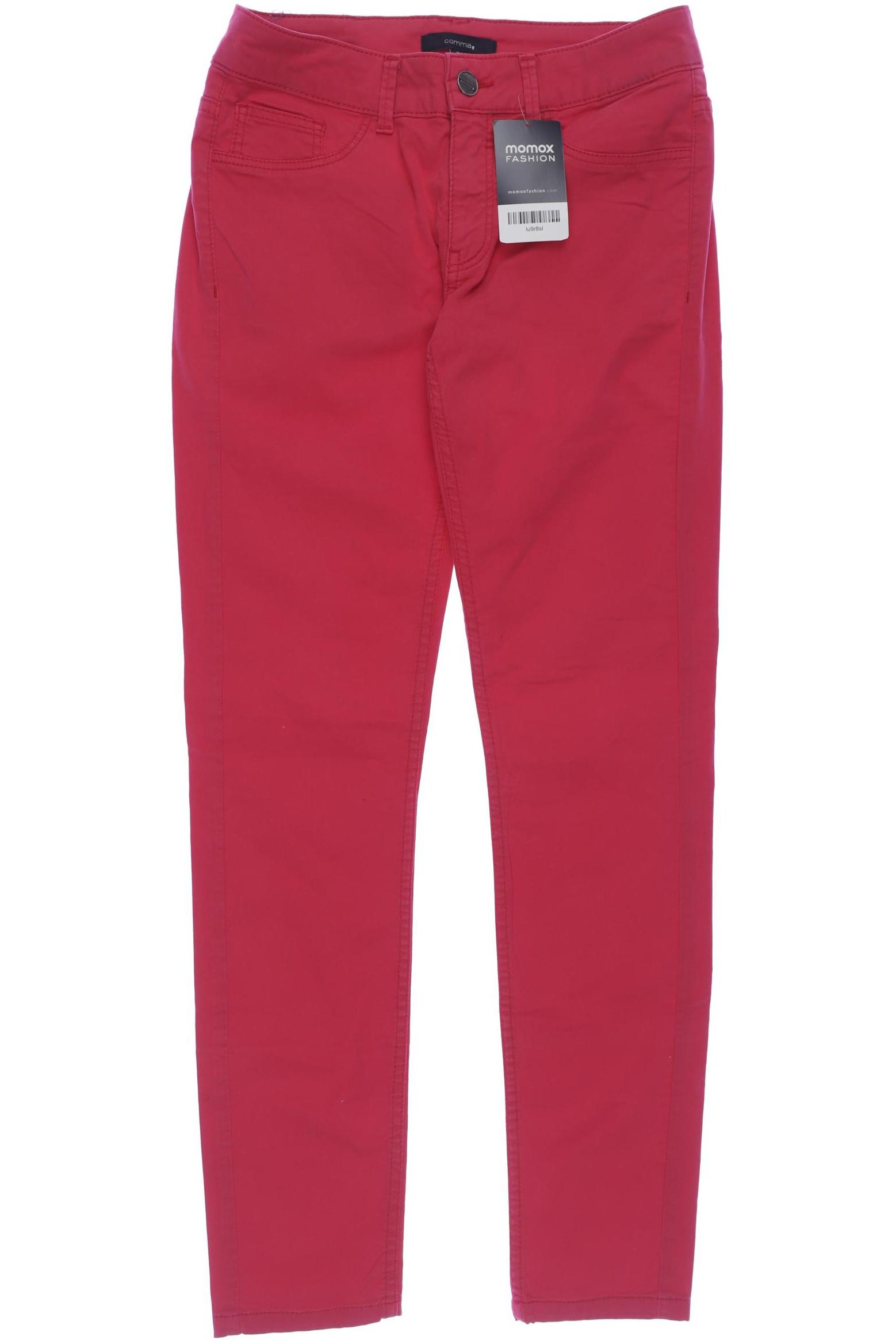

Comma Damen Jeans, rot, Gr. 34
