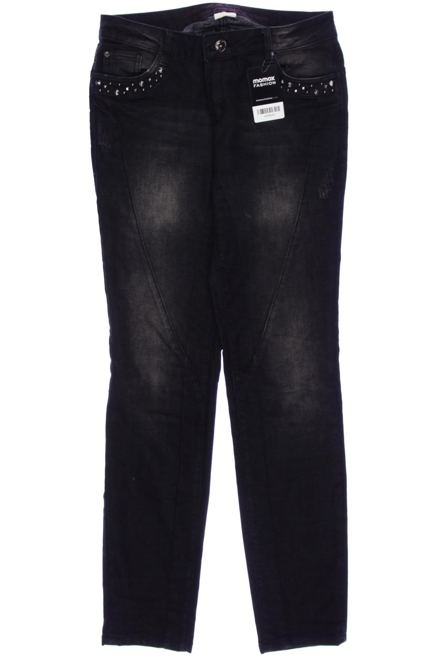 

Comma Damen Jeans, schwarz, Gr. 40