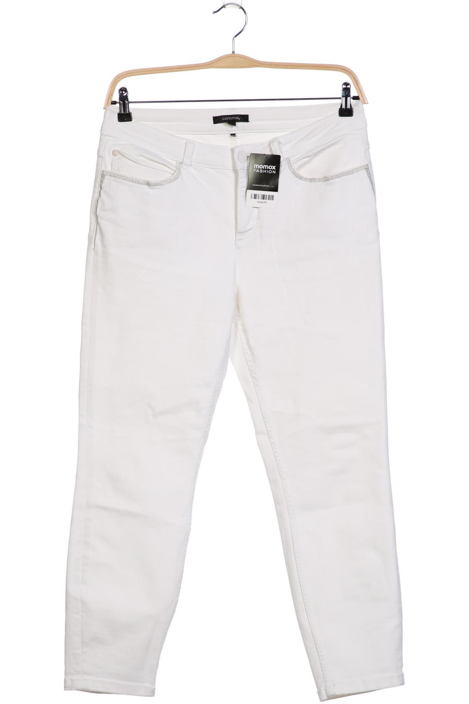 

Comma Damen Jeans, weiß, Gr. 42