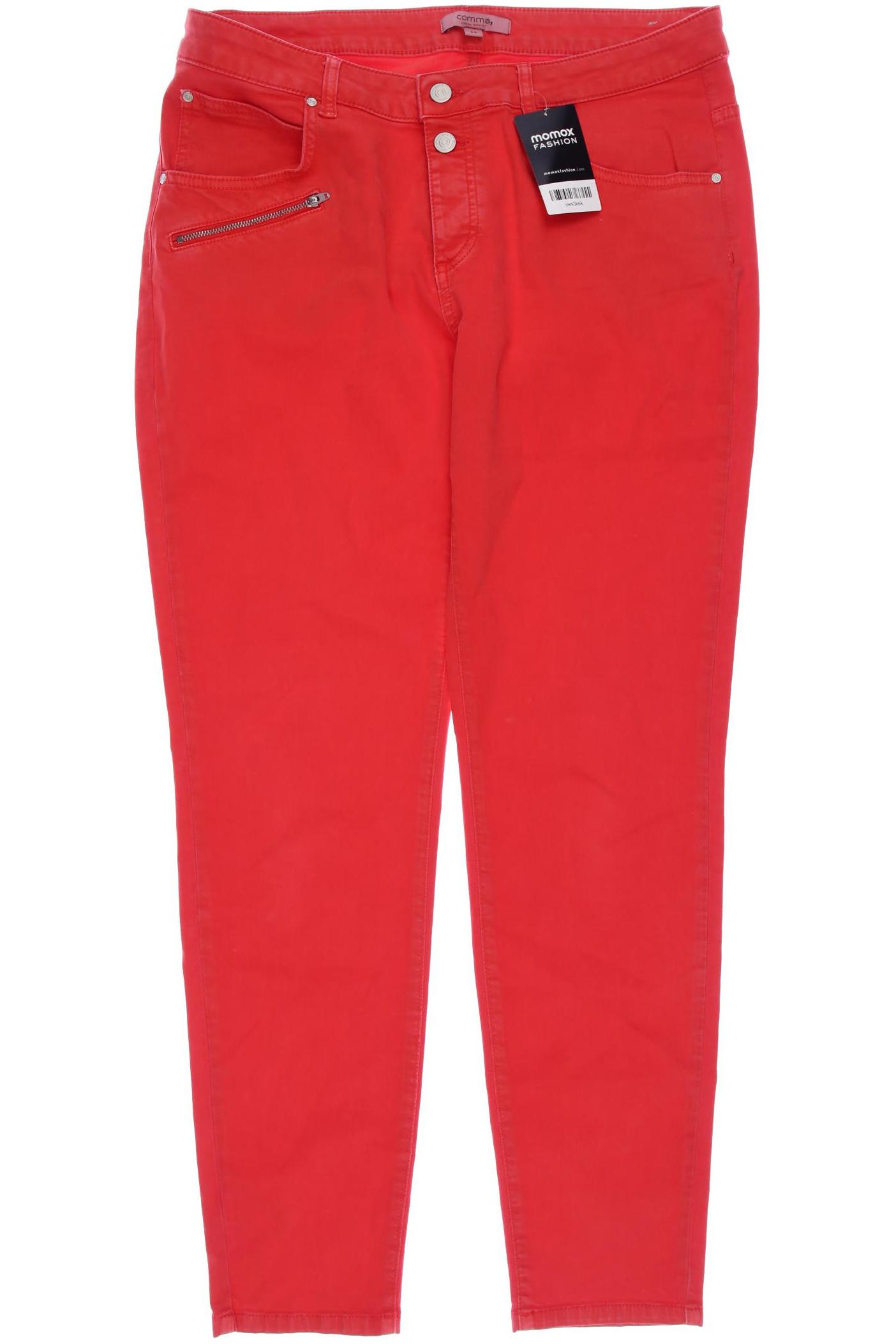 

Comma Damen Jeans, rot, Gr. 44