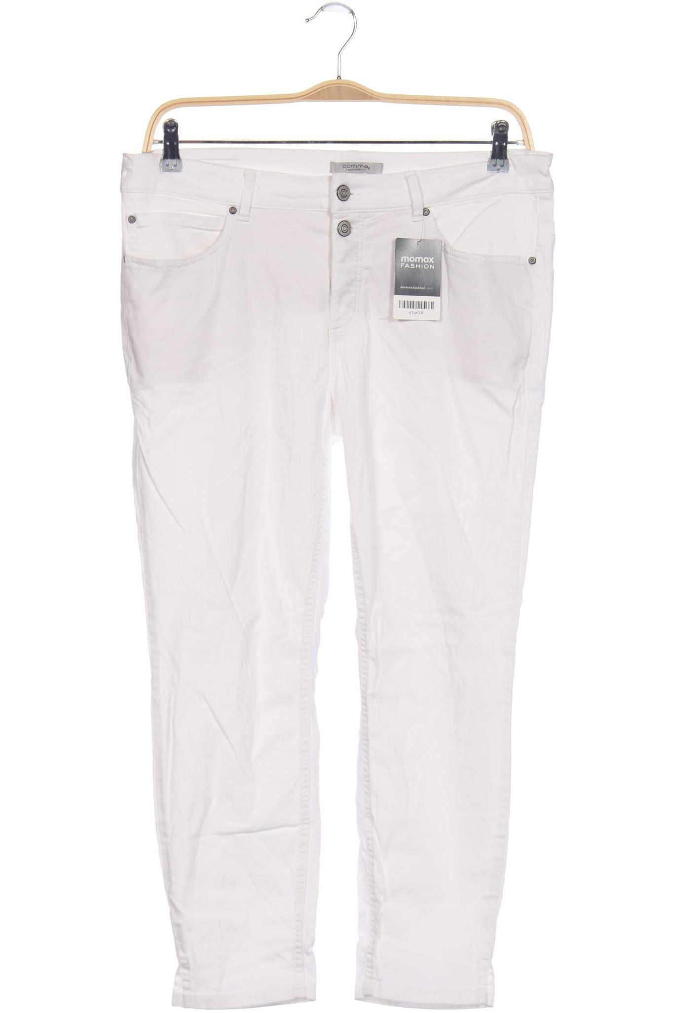 

Comma Damen Jeans, weiß