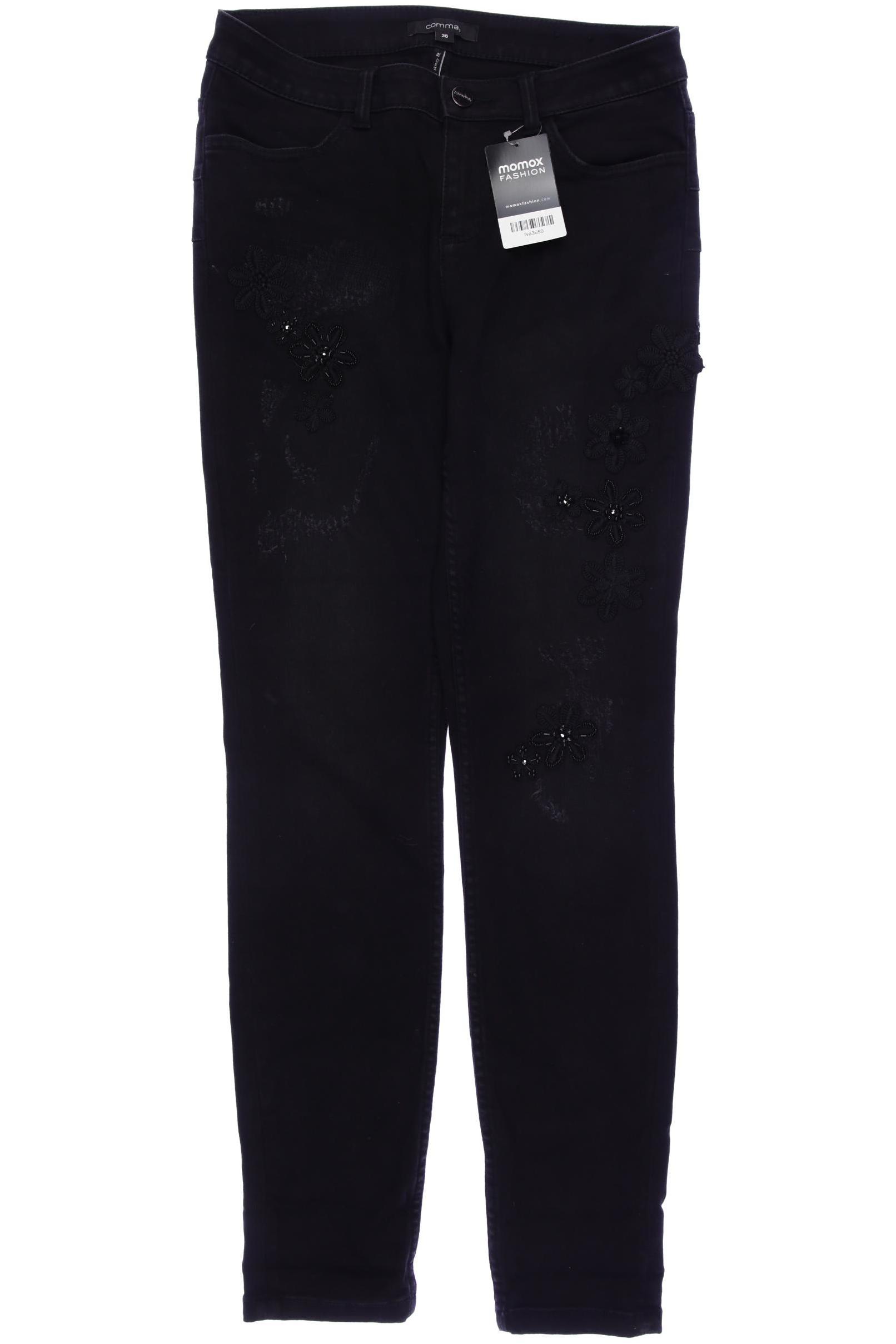 

Comma Damen Jeans, schwarz, Gr. 36