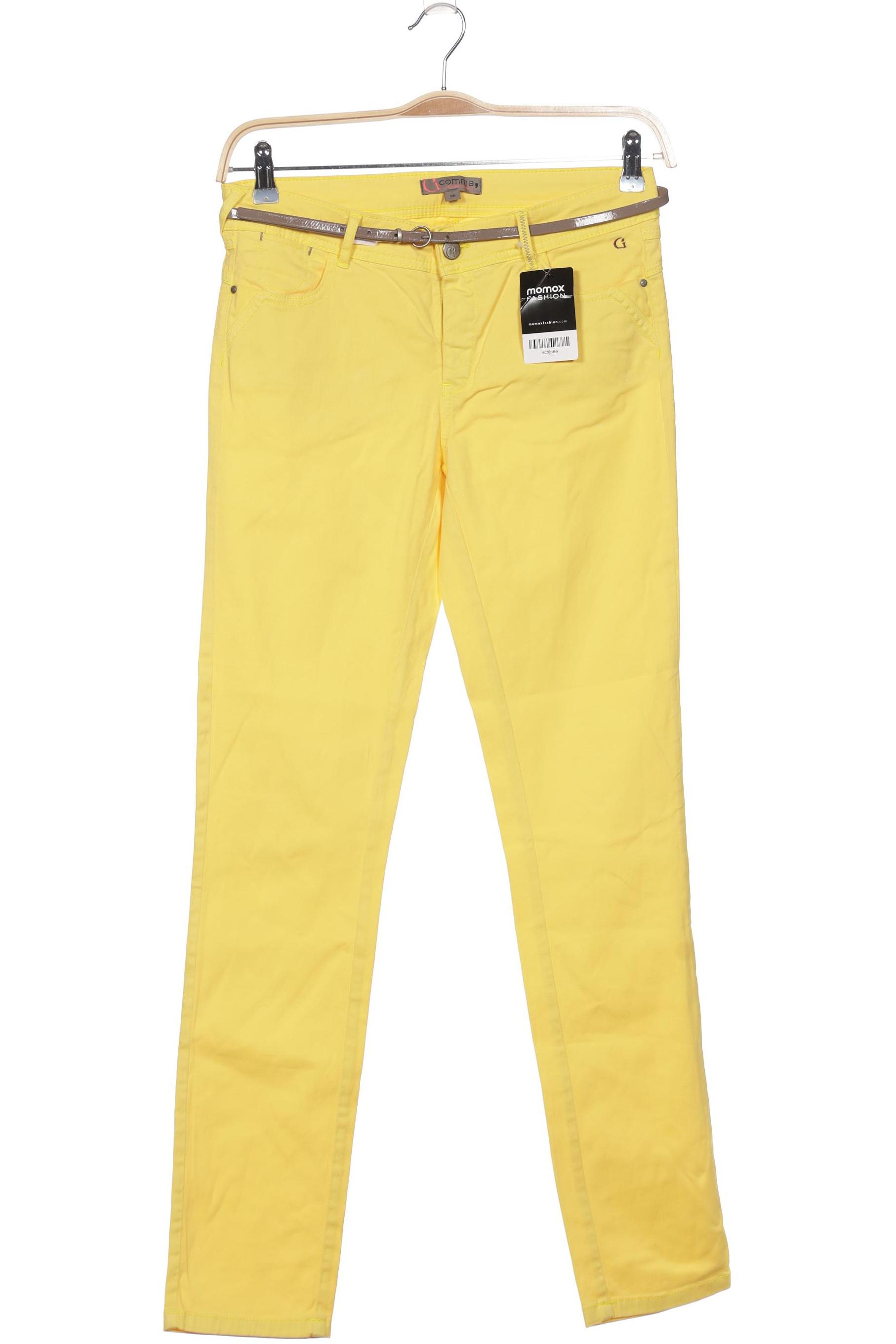 

Comma Damen Jeans, gelb, Gr. 36