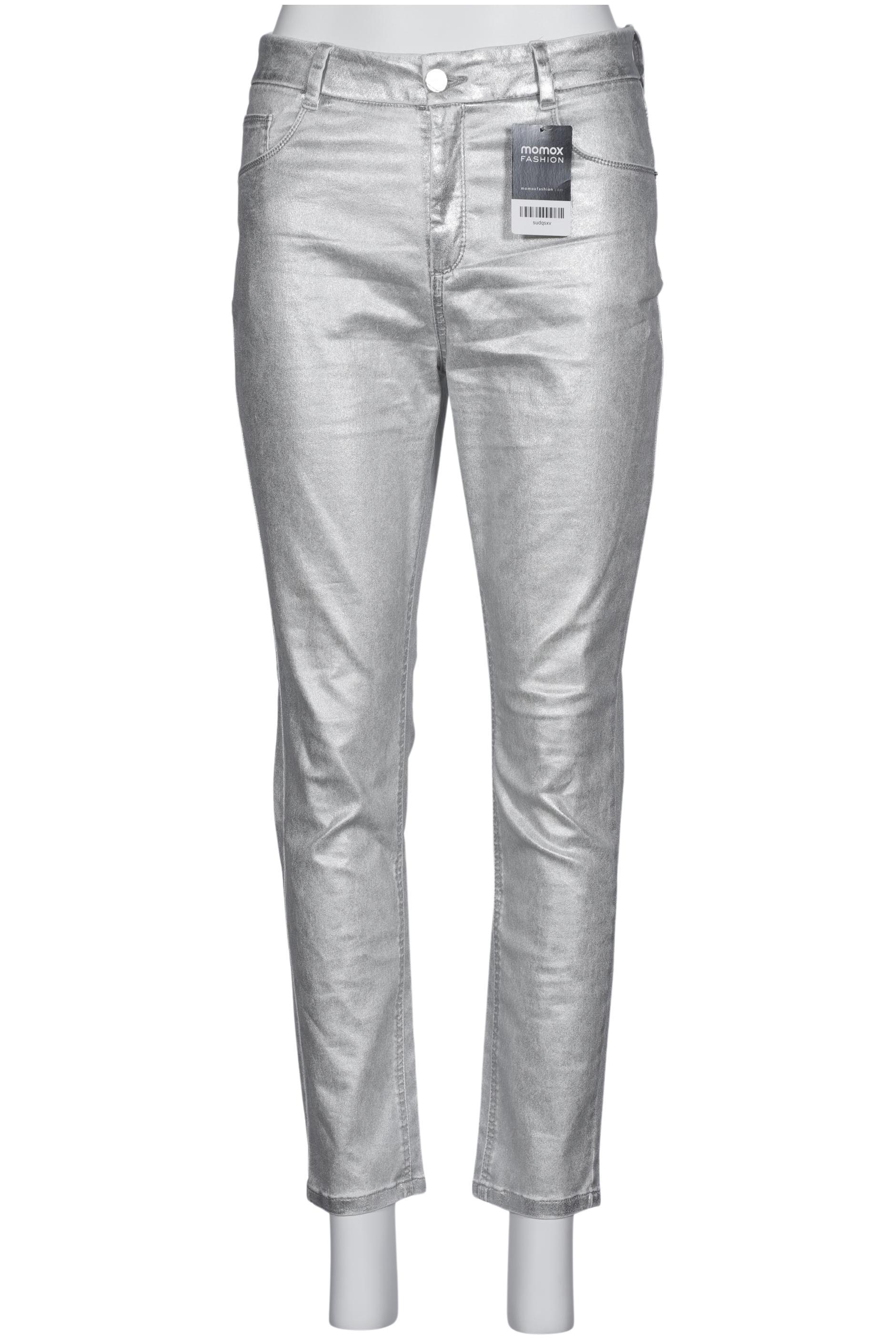 

Comma Damen Jeans, silber, Gr. 40