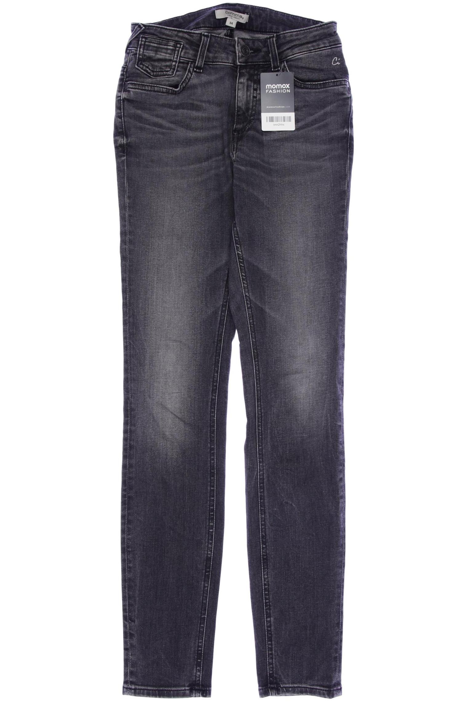 

Comma Damen Jeans, grau, Gr. 34