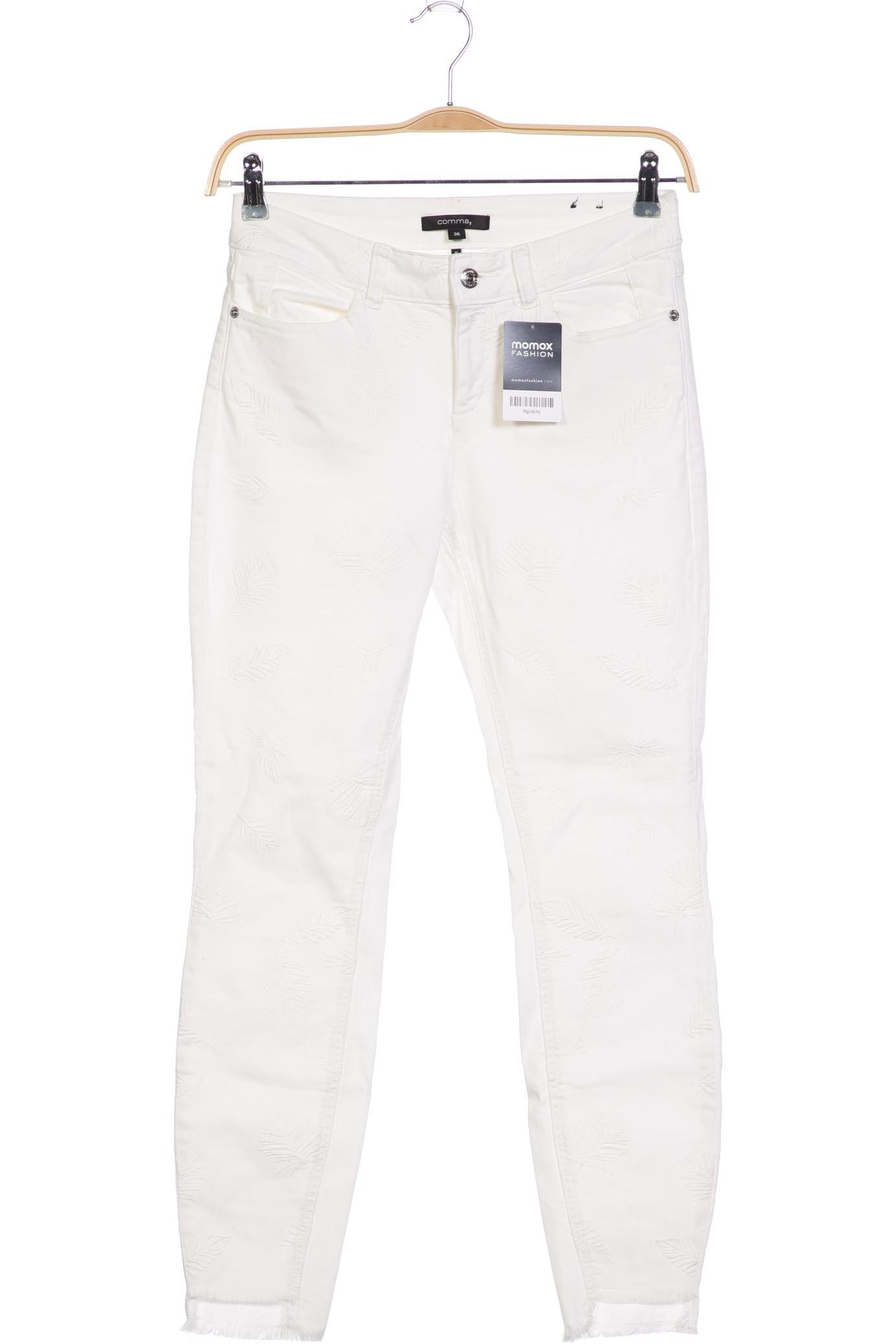 

Comma Damen Jeans, weiß