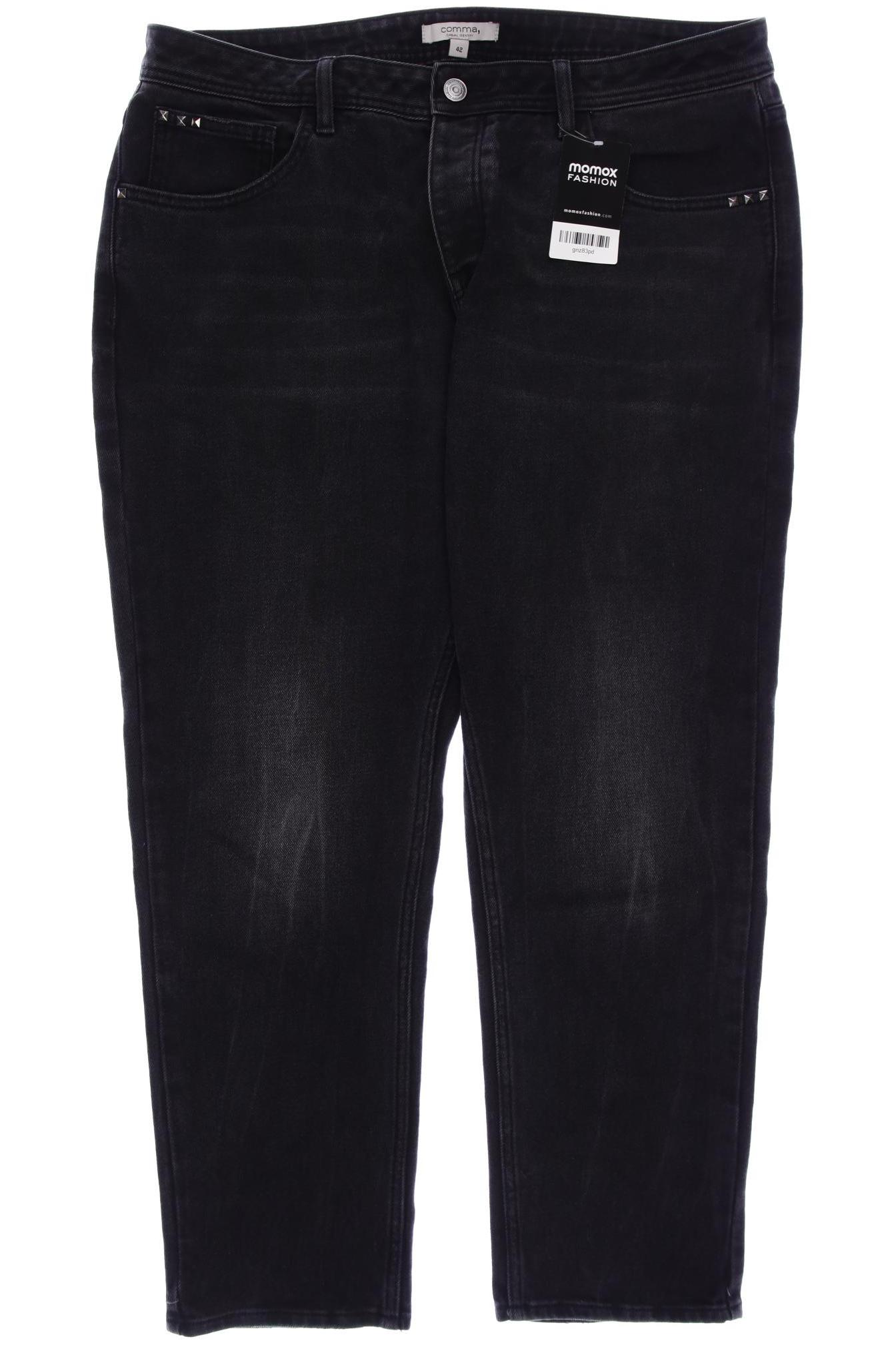 

Comma Damen Jeans, schwarz, Gr. 42