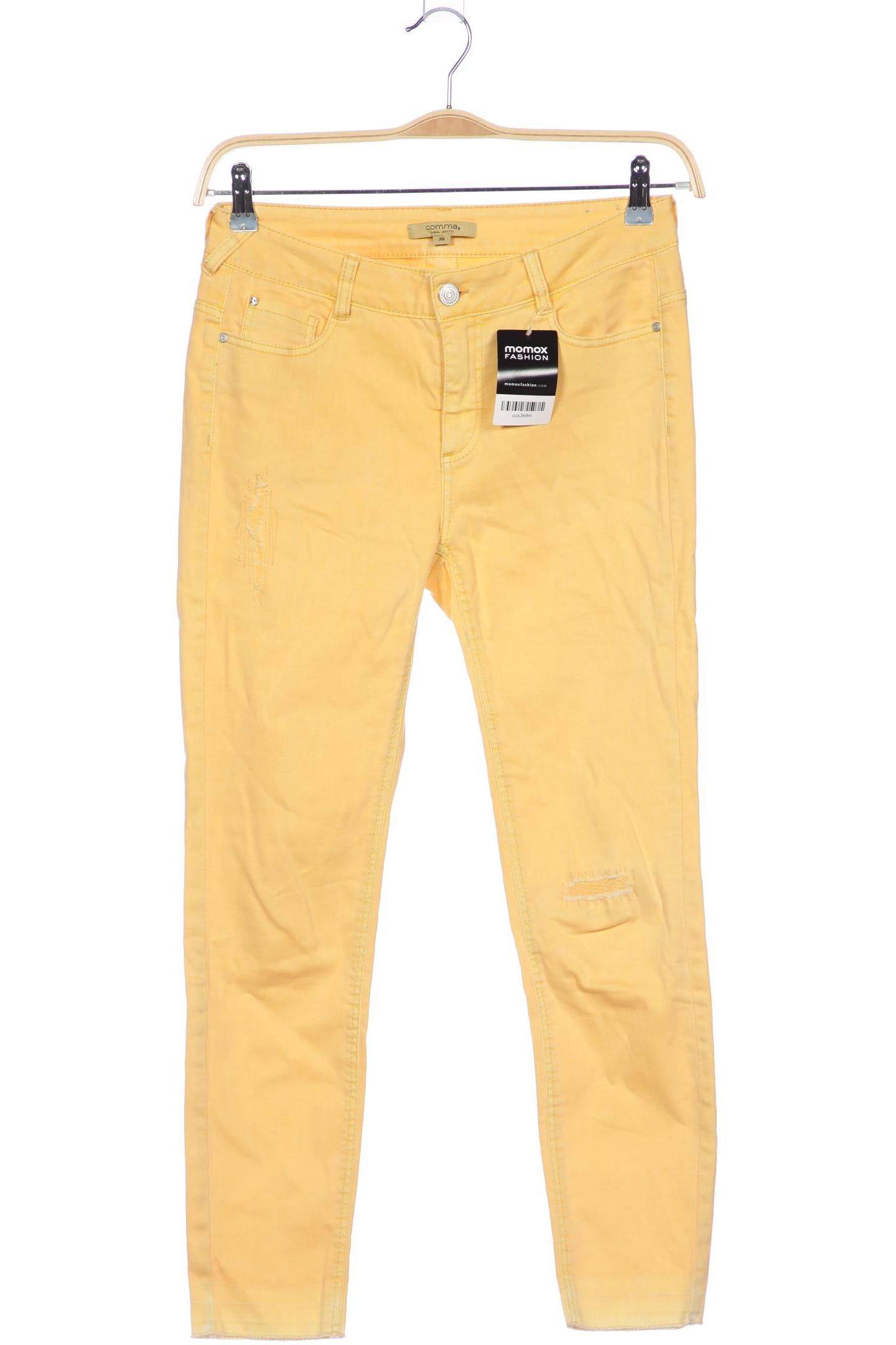 

Comma Damen Jeans, gelb, Gr. 36