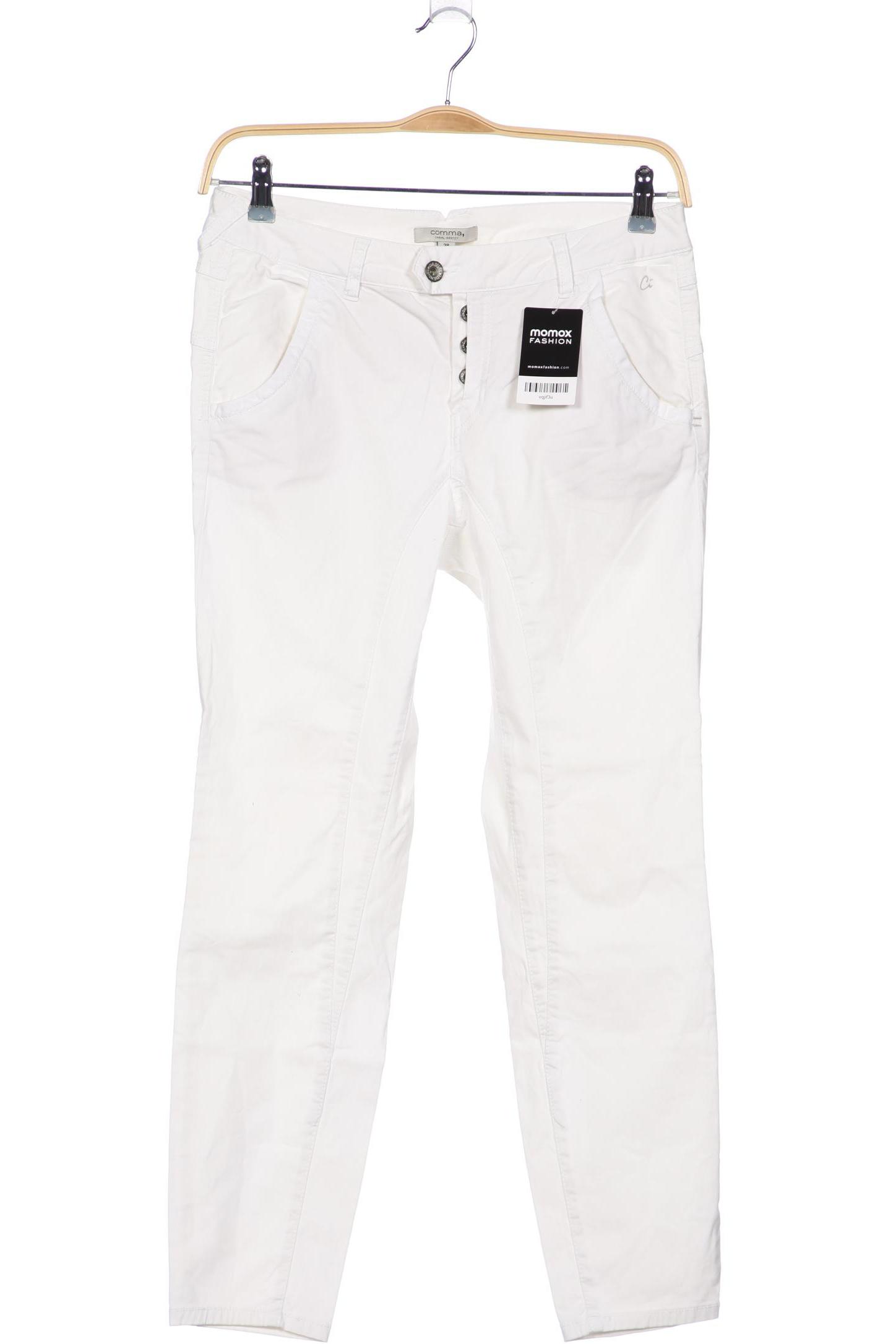 

Comma Damen Jeans, weiß