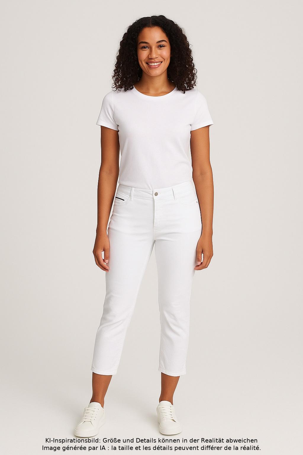 

Comma Damen Jeans, weiß, Gr. 31