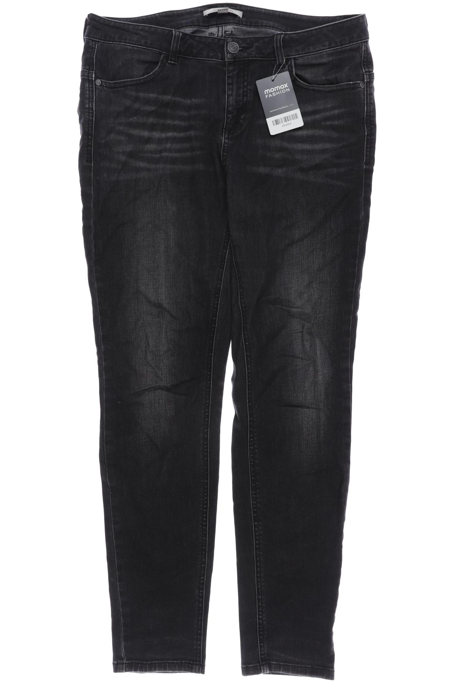 

Comma Damen Jeans, schwarz, Gr. 40