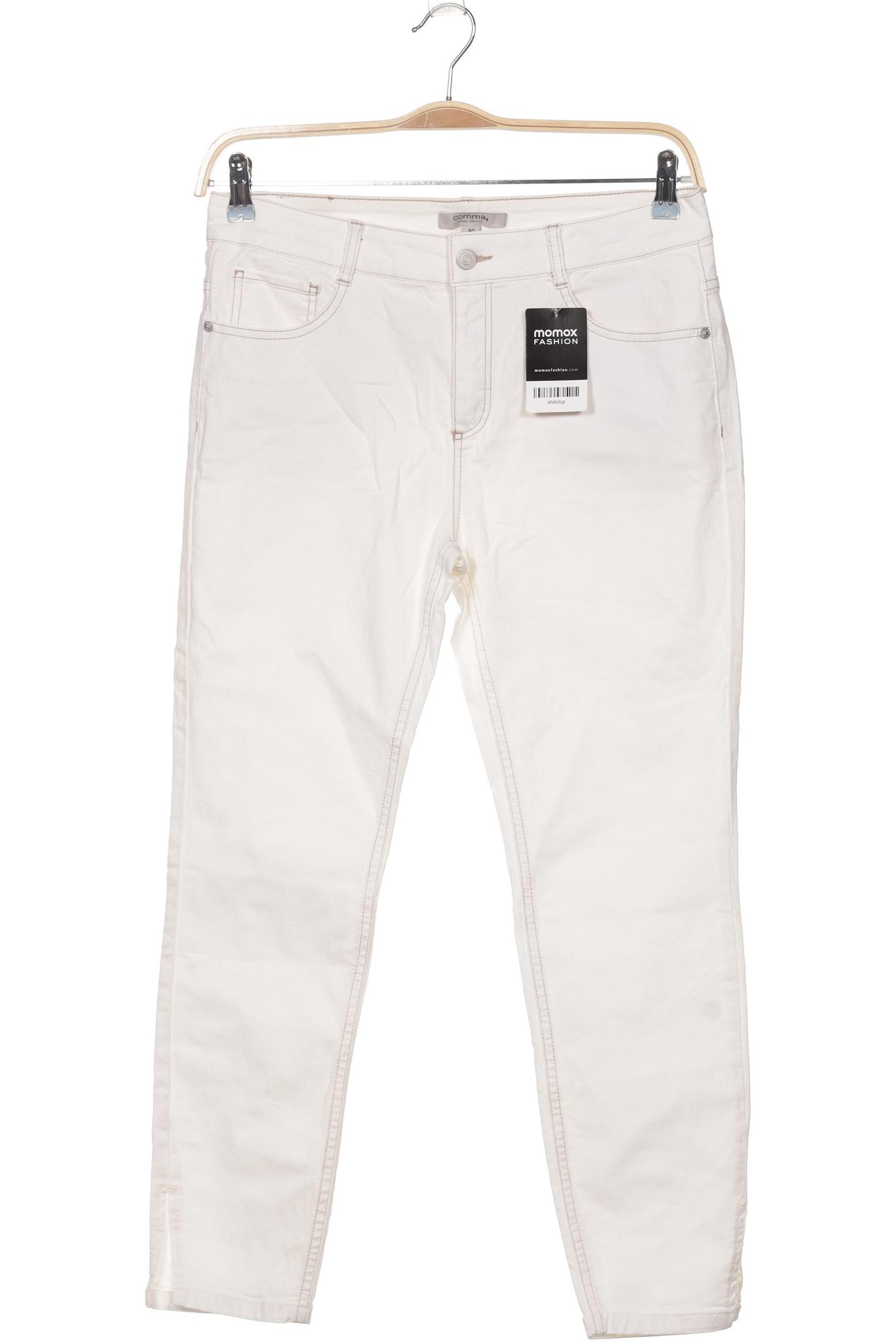 

Comma Damen Jeans, weiß, Gr. 40