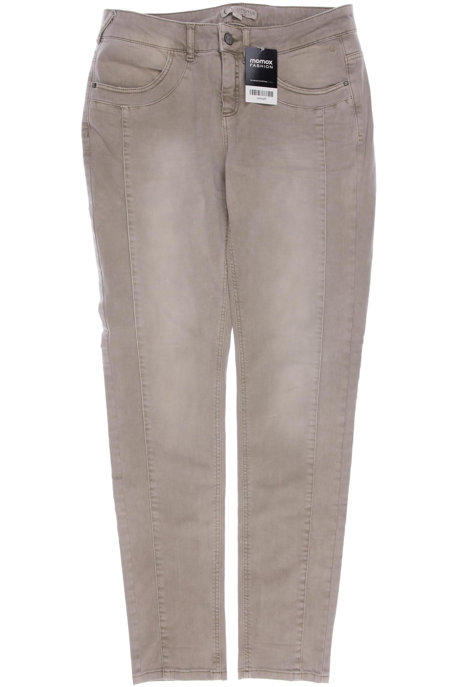 

Comma Damen Jeans, beige, Gr. 38