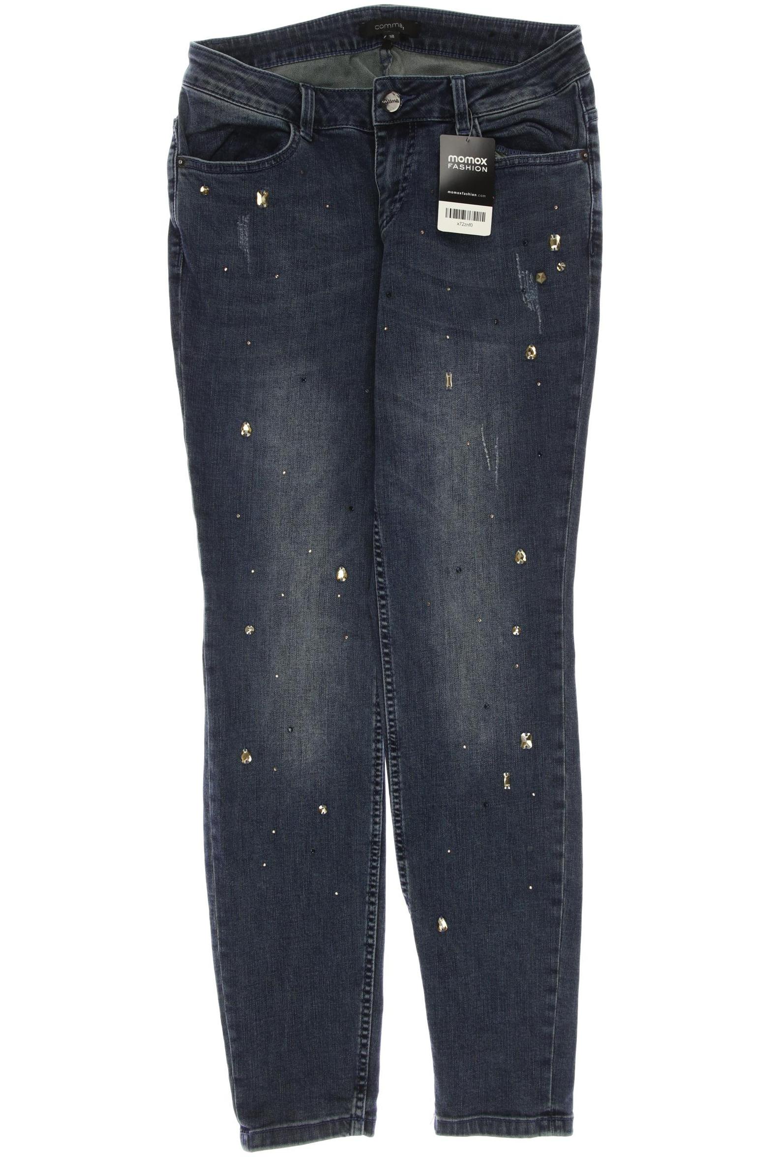 

Comma Damen Jeans, marineblau