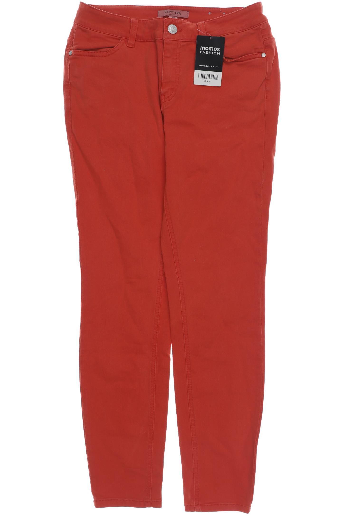 

Comma Damen Jeans, rot, Gr. 34