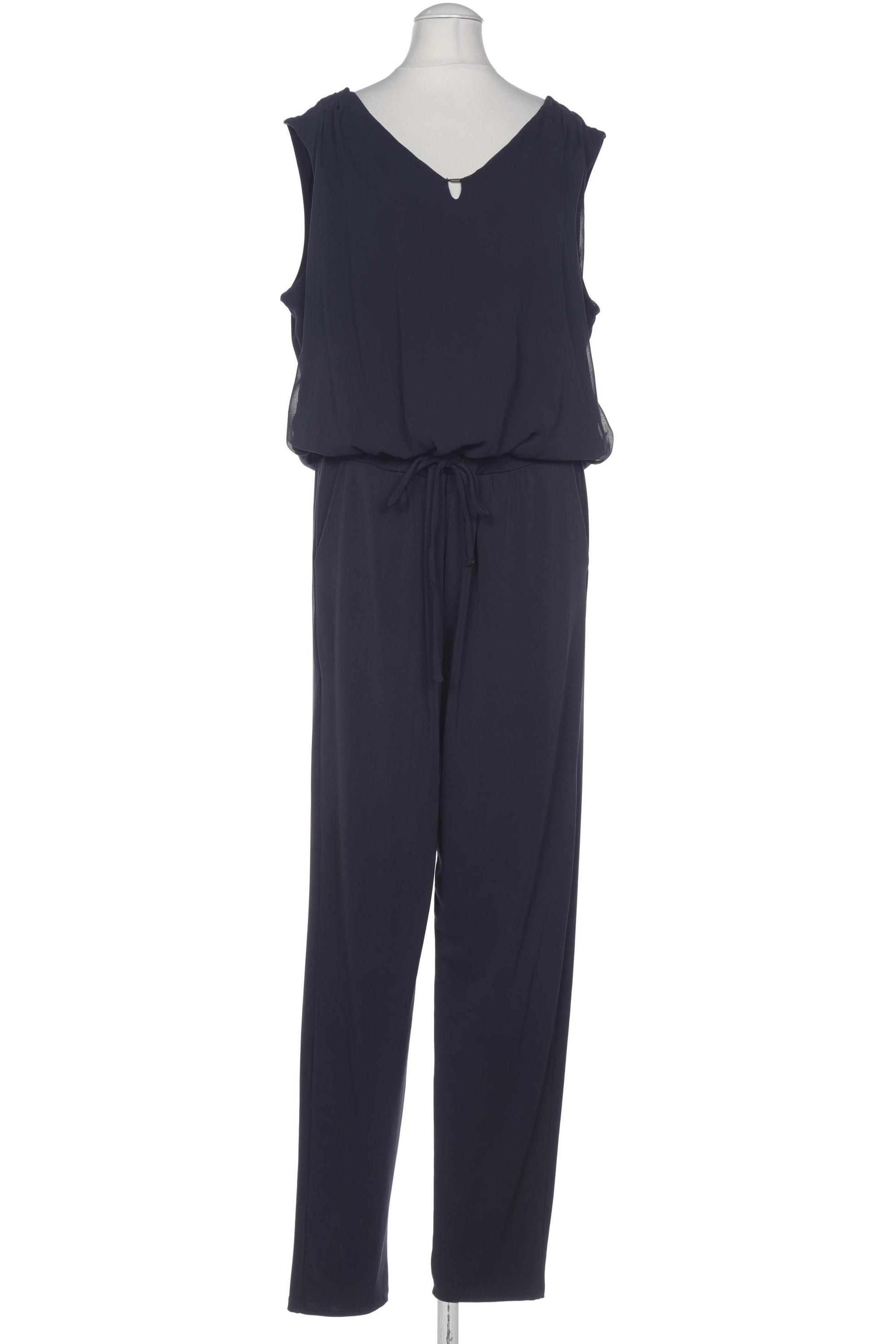 

Comma Damen Jumpsuit/Overall, marineblau