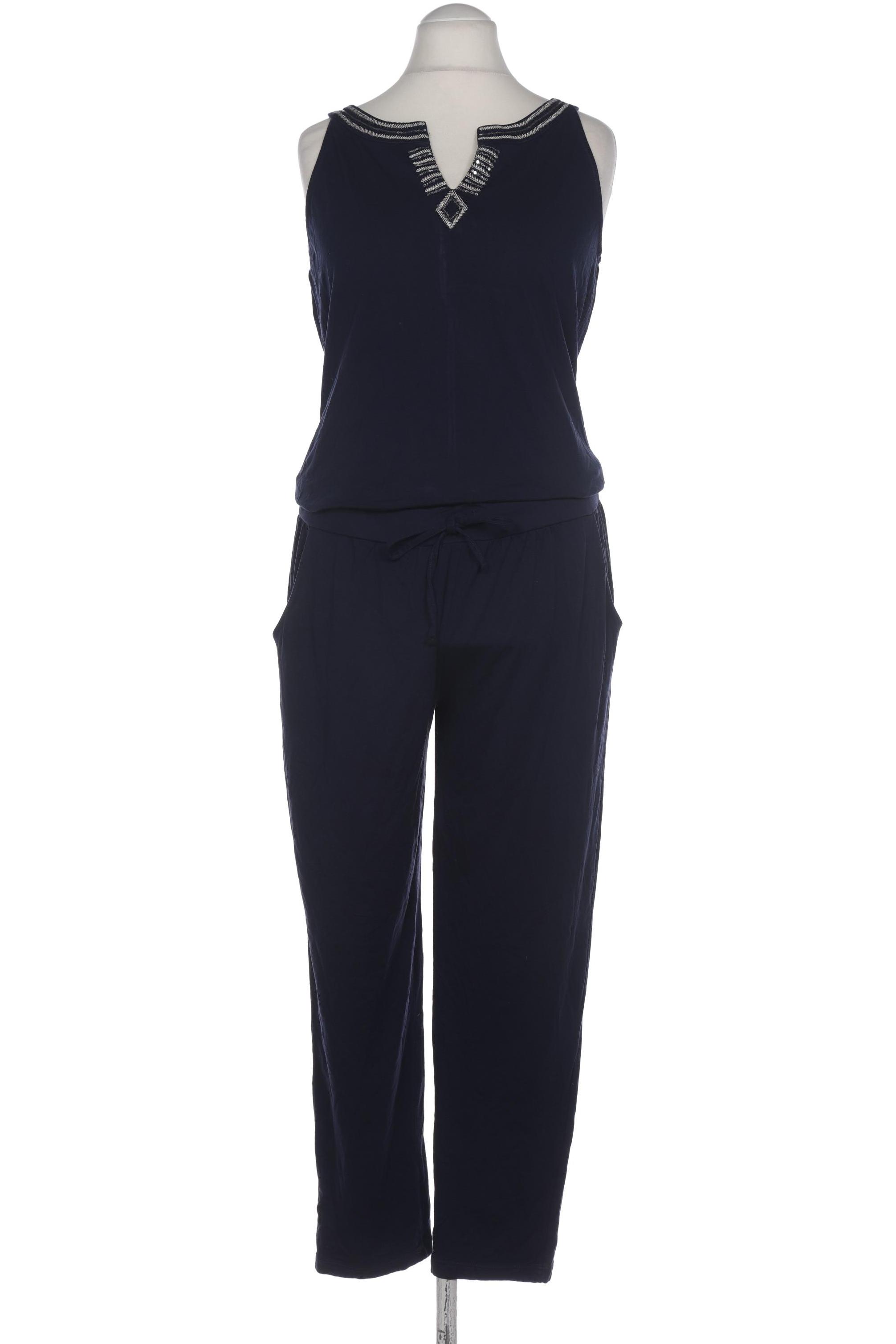 

Comma Damen Jumpsuit/Overall, marineblau