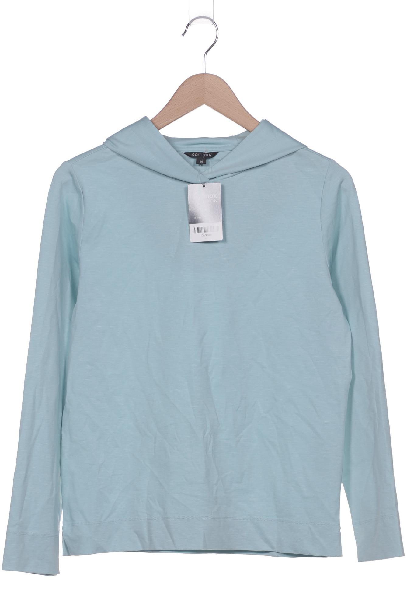 

Comma Damen Kapuzenpullover, hellblau, Gr. 36