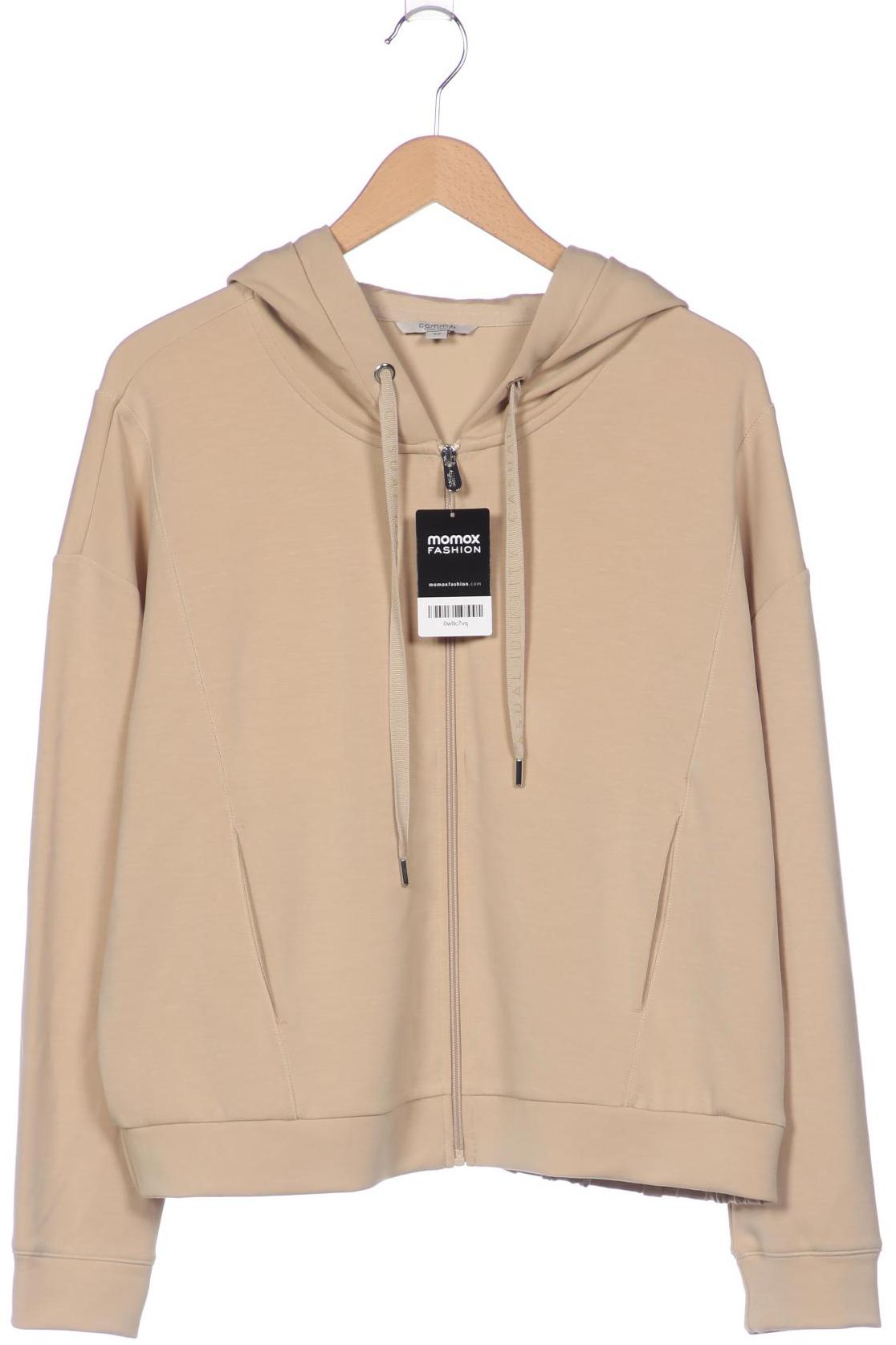 

Comma Damen Kapuzenpullover, beige, Gr. 40