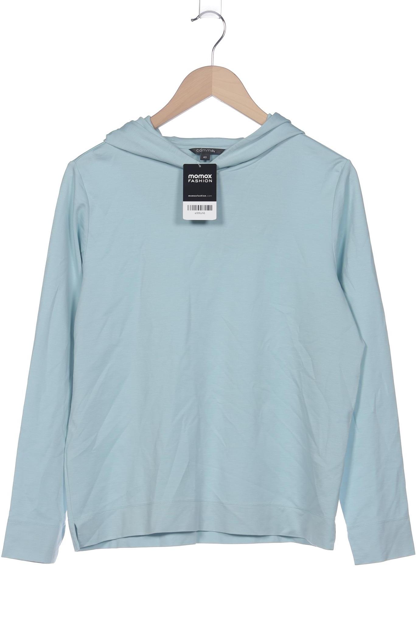 

Comma Damen Kapuzenpullover, hellblau, Gr. 40