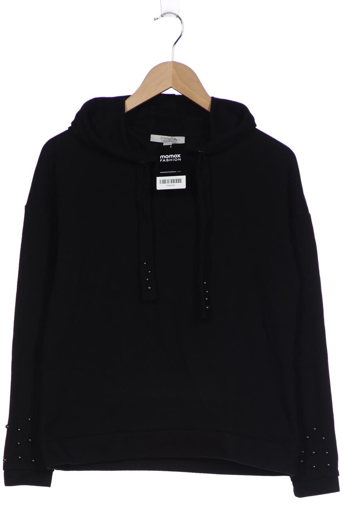 

Comma Damen Kapuzenpullover, schwarz