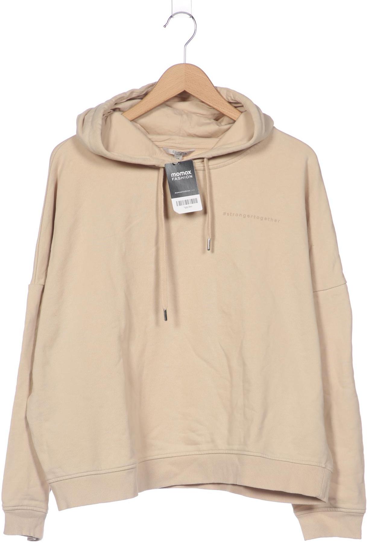 

Comma Damen Kapuzenpullover, beige, Gr. 42