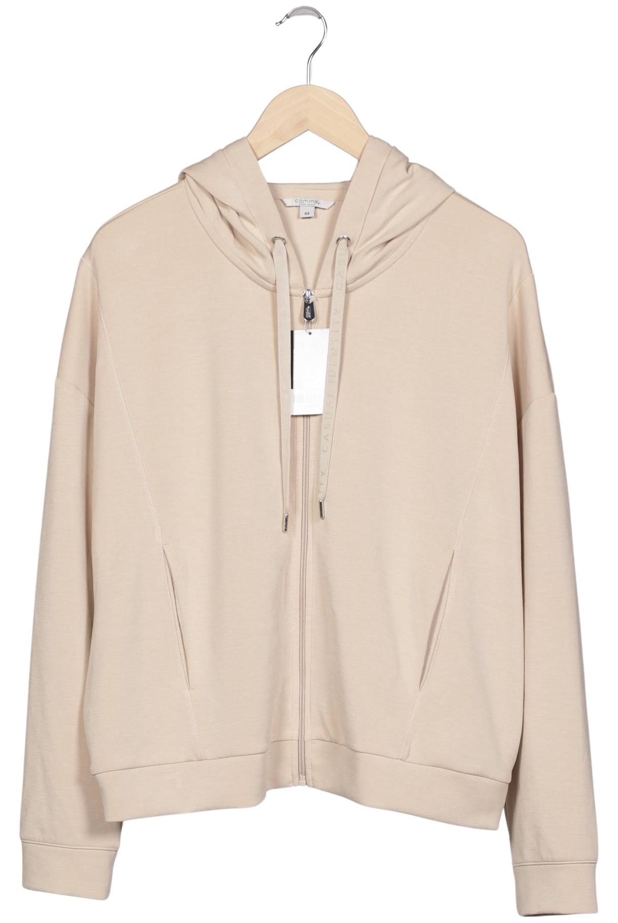 

Comma Damen Kapuzenpullover, beige, Gr. 44