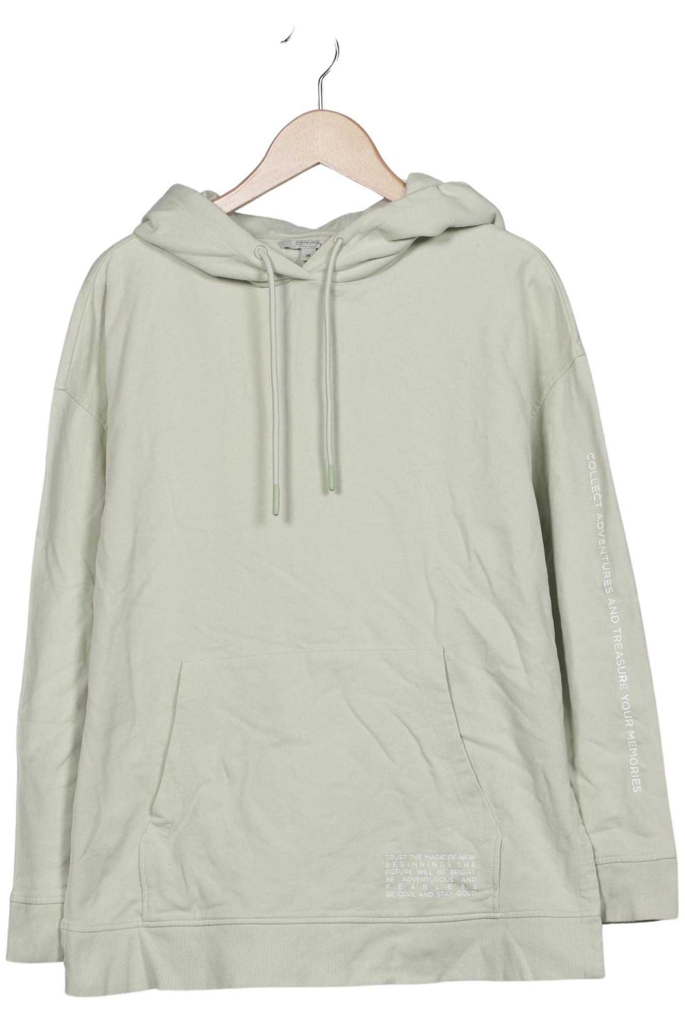 

Comma Damen Kapuzenpullover, hellgrün, Gr. 38
