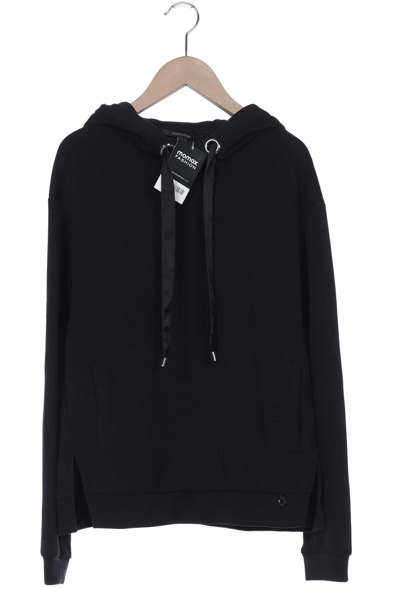 

Comma Damen Kapuzenpullover, schwarz, Gr. 36